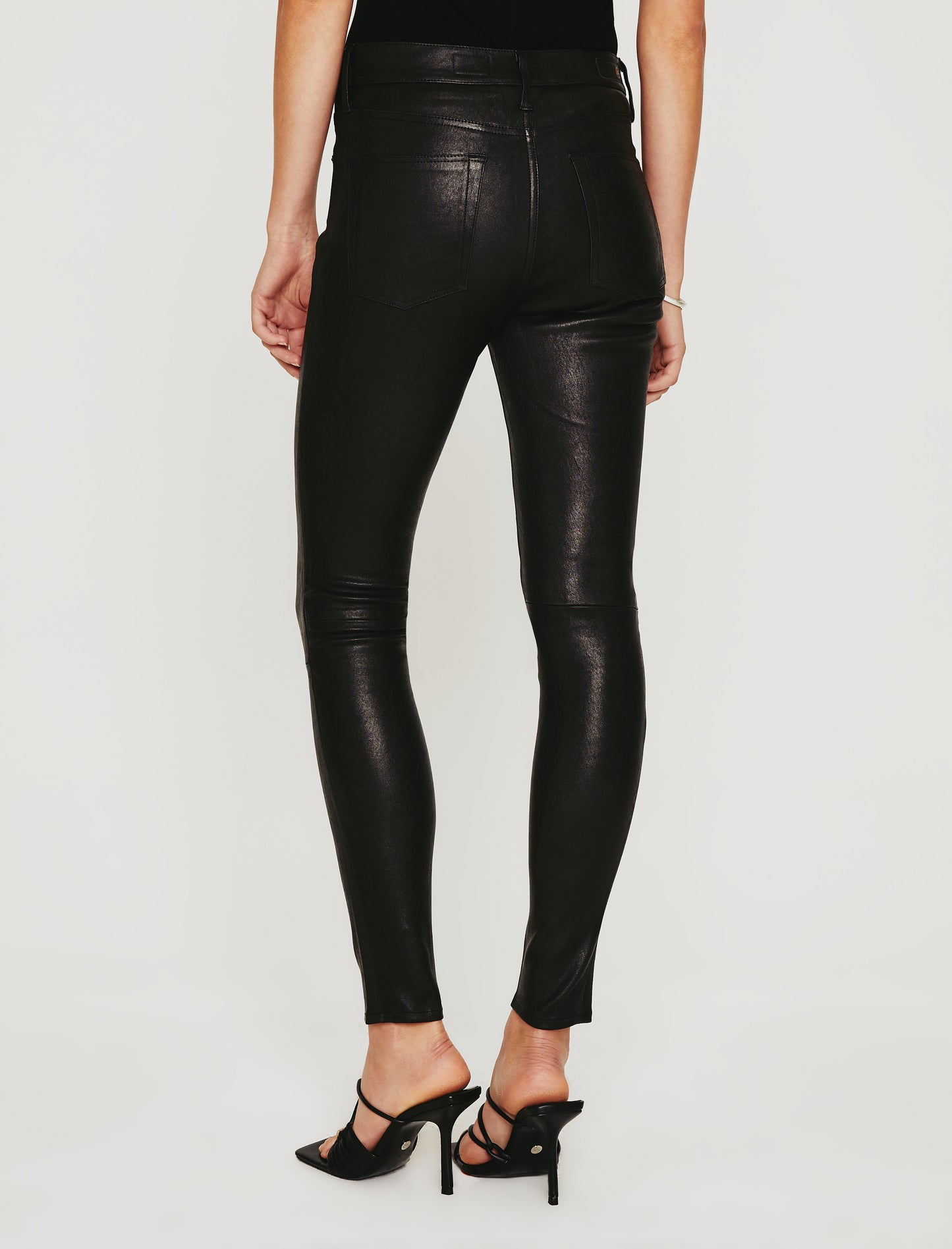 Isabelle Side Panel Sea Salt High-Rise Straight Crop Womens Top Photo 6