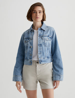 Isa Jacket Intuition Cropped Trucker Jacket Women Top Photo 1