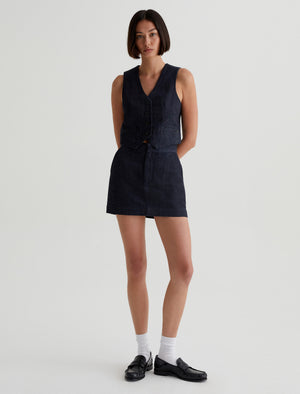 Tailored Remy Skirt Lapis Low-Rise Mini Womens Bottom Photo 1