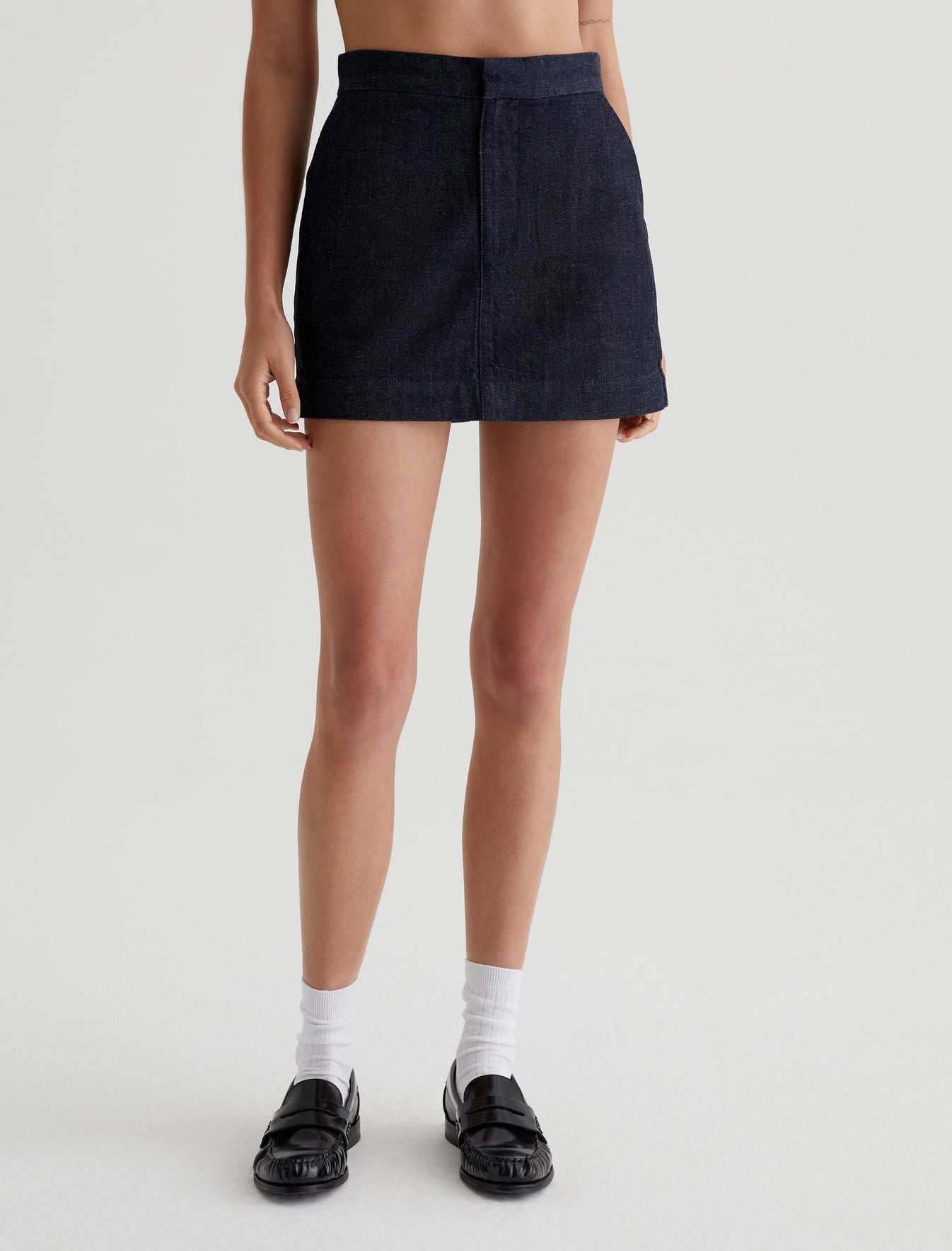 Tailored Remy Skirt Lapis Low-Rise Mini Womens Bottom Photo 2
