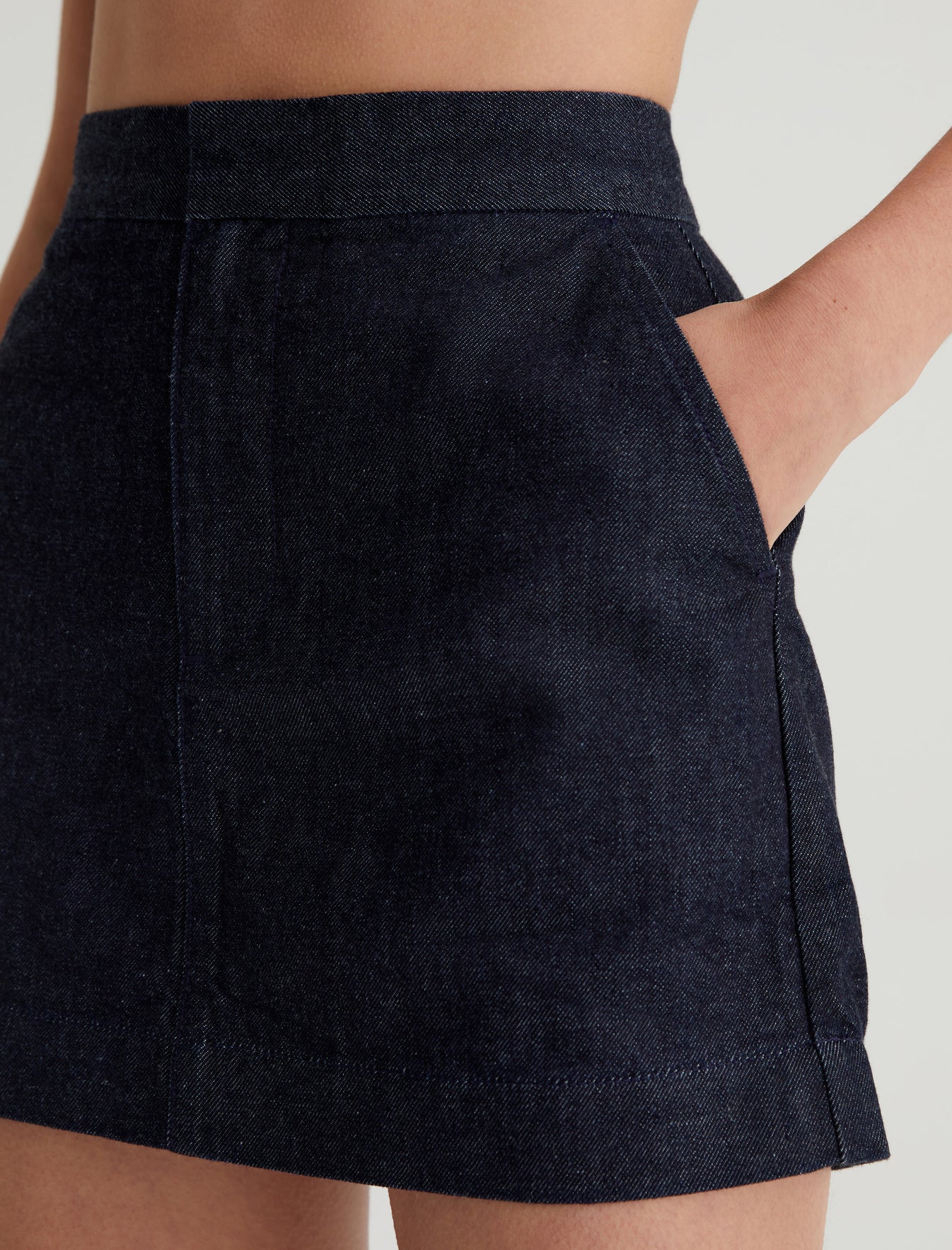 Tailored Remy Skirt Lapis Low-Rise Mini Womens Bottom Photo 3