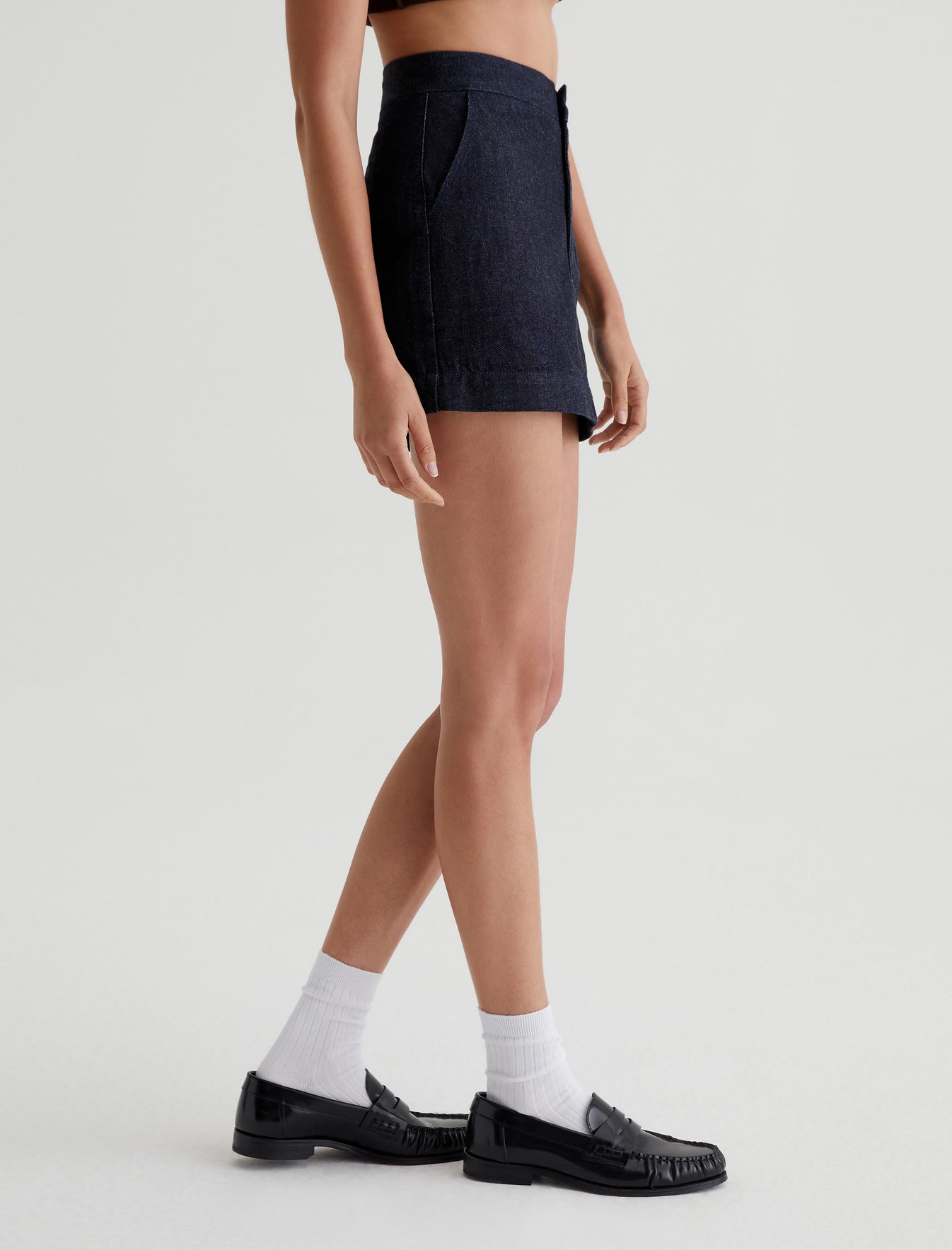 Tailored Remy Skirt Lapis Low-Rise Mini Womens Bottom Photo 4