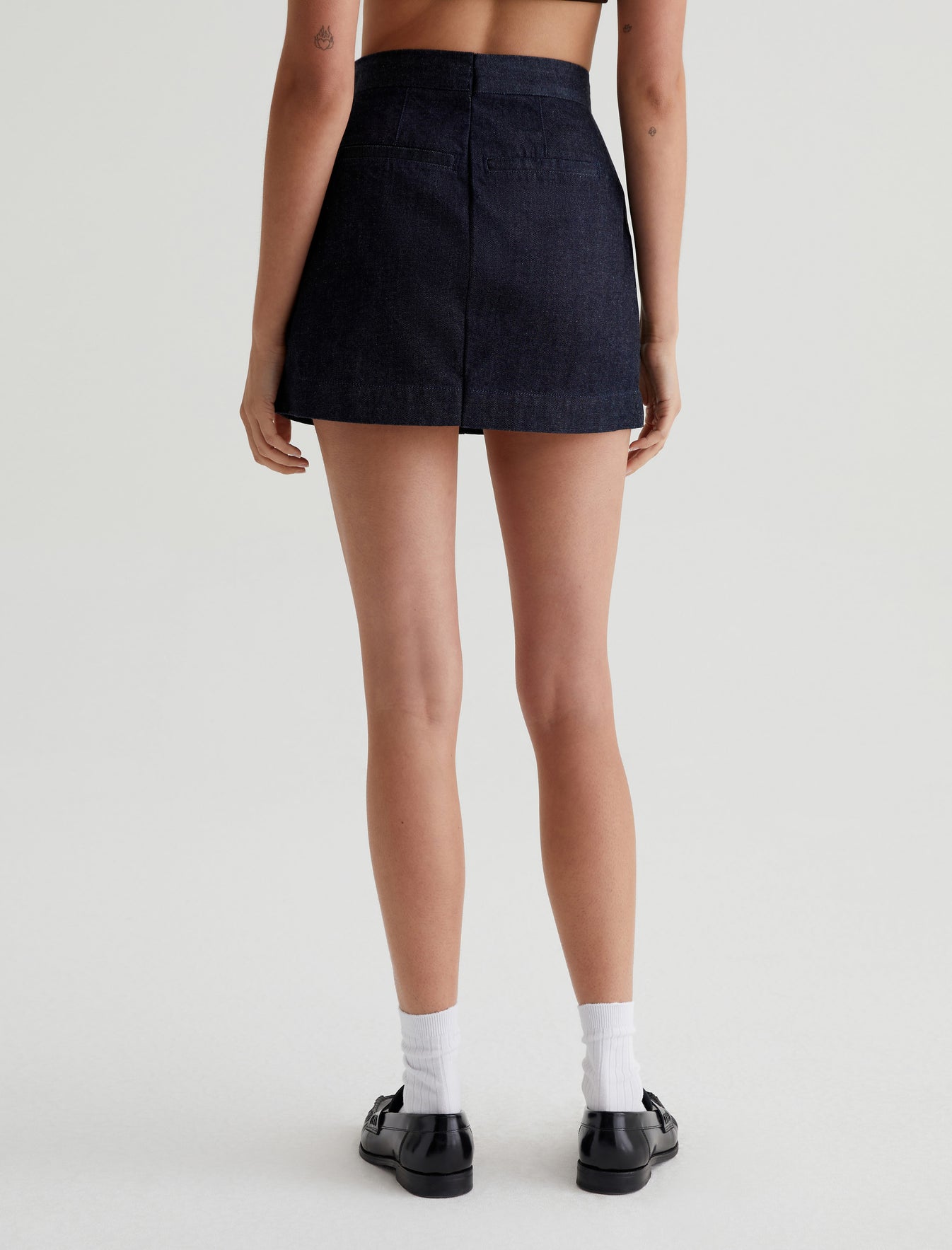 Tailored Remy Skirt Lapis Low-Rise Mini Womens Bottom Photo 6