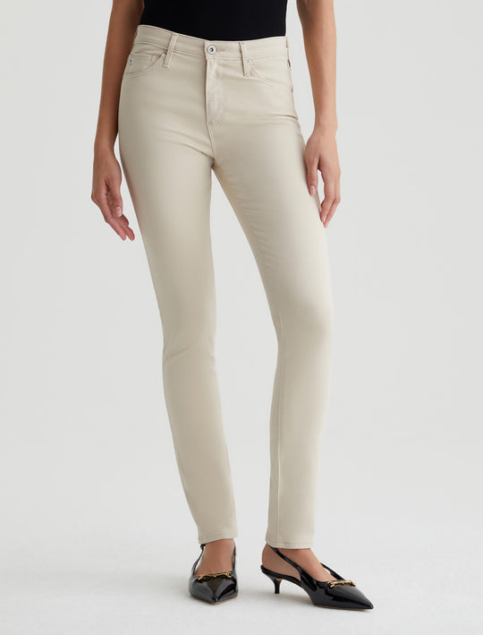 Prima Cream Froth Cigarette Leg Women Bottom Photo 2
