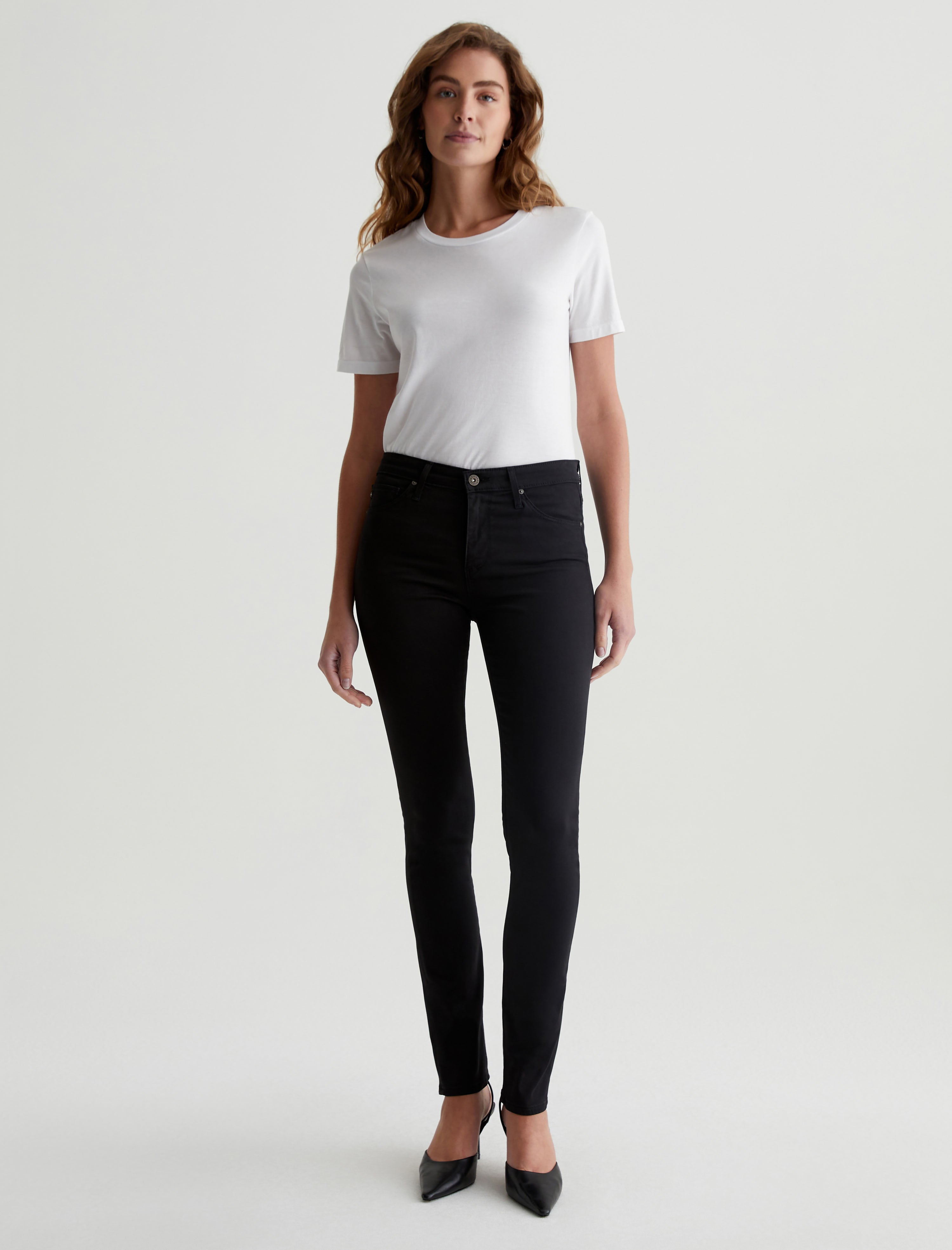 Prima Super Black Cigarette Leg Women Bottom Photo 1