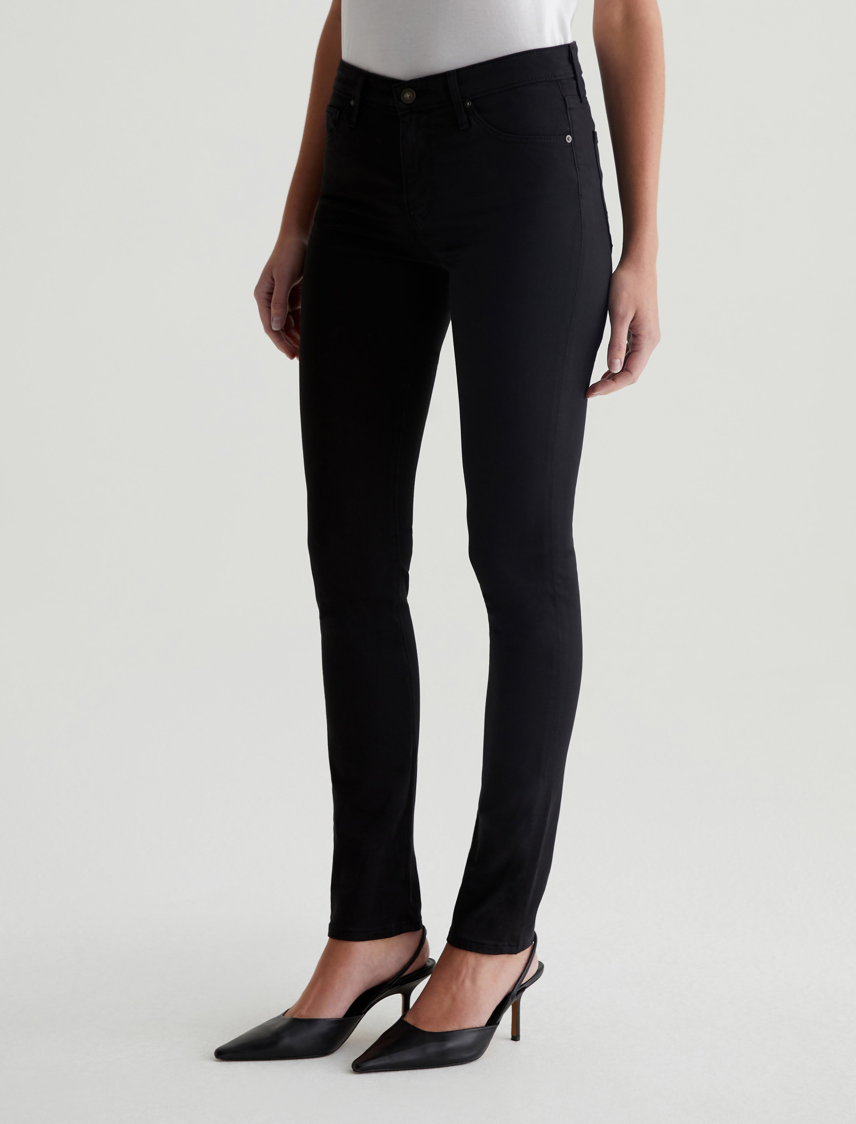 Prima Super Black Cigarette Leg Women Bottom Photo 4