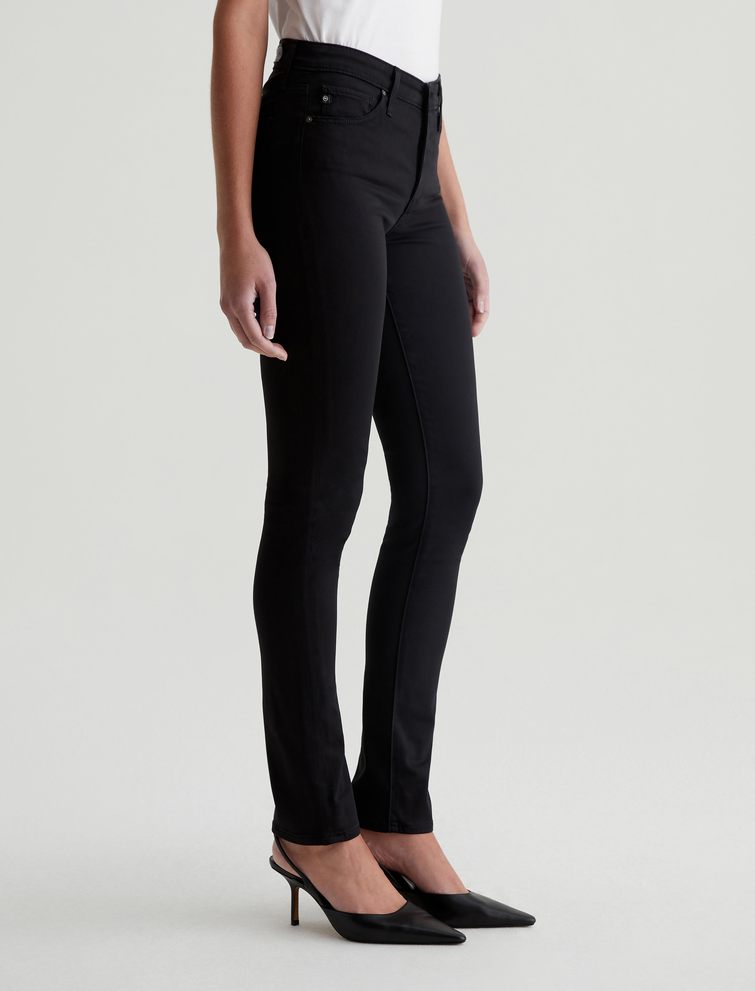 Prima Super Black Cigarette Leg Women Bottom Photo 5
