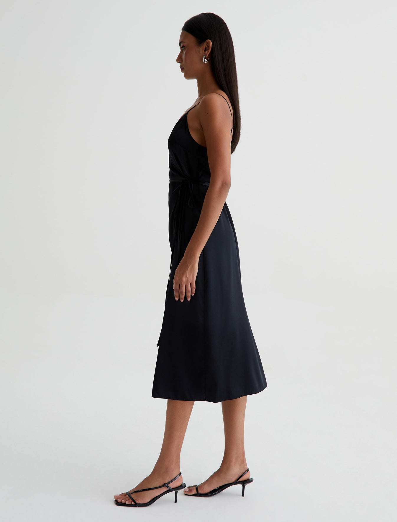 Seah Dress True Black Classic Wrap Dress Women Top Photo 3