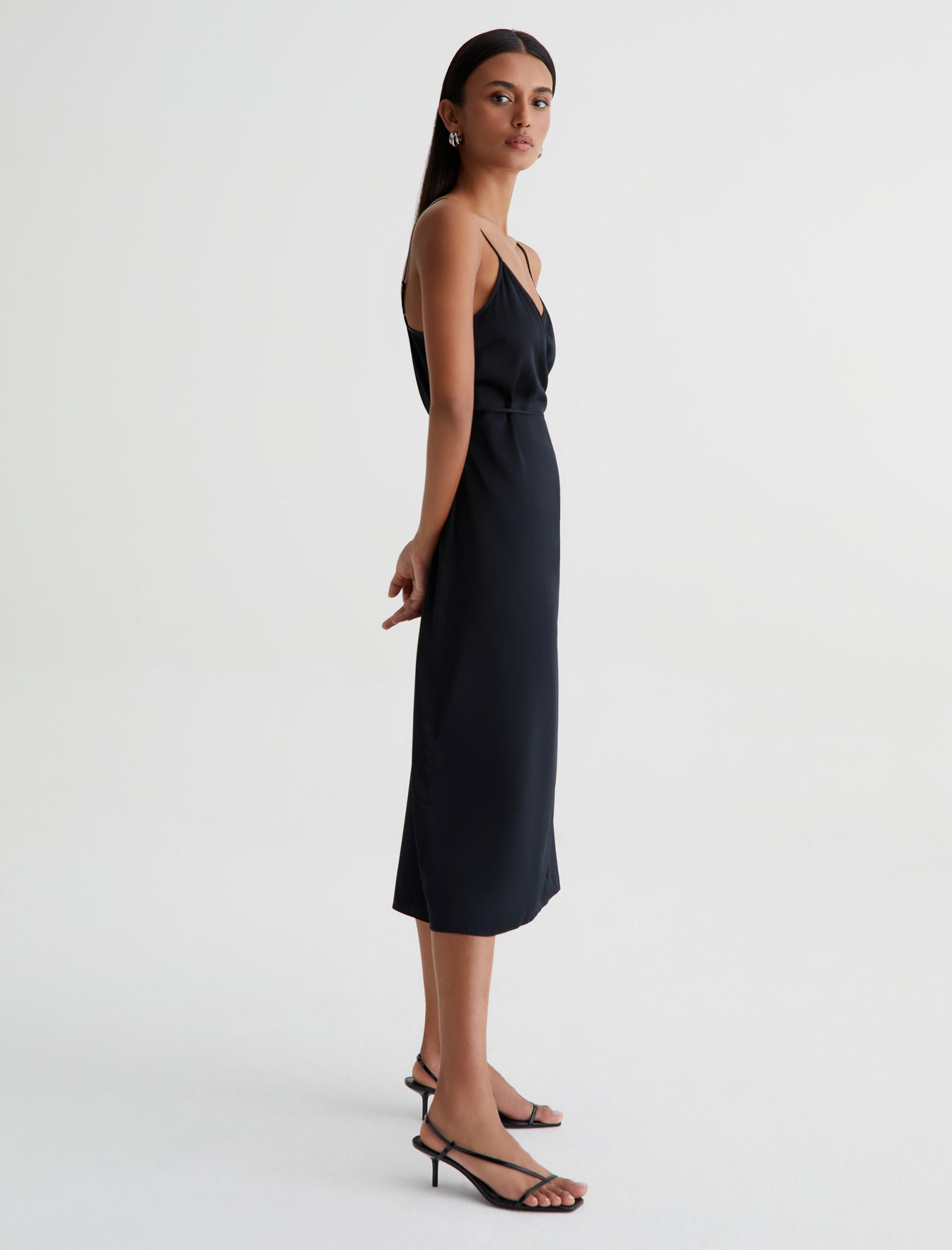 Seah Dress True Black Classic Wrap Dress Women Top Photo 5