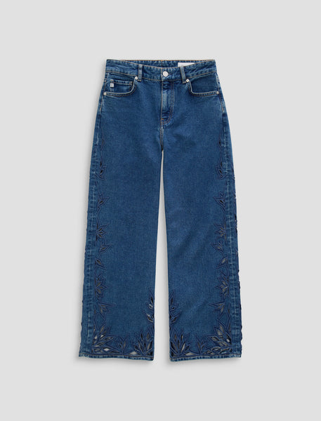 Women Saige Wide Leg Crop Jean Malbec at AG Jeans Official Store