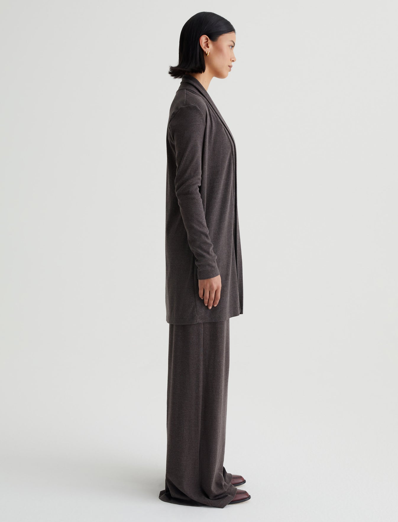 Women Saamie Cardigan Stone Brown Photo 3