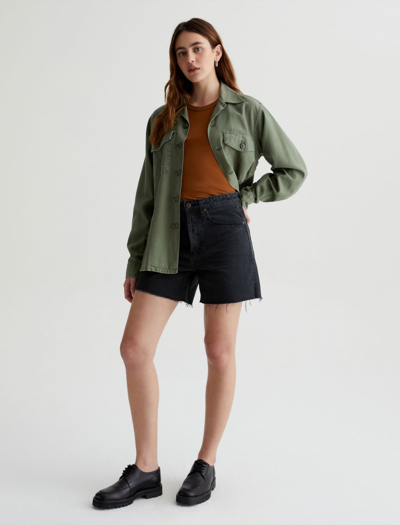 Kendrix Jacket Dusty Blush Oversized Trucker Womens Top Photo 1