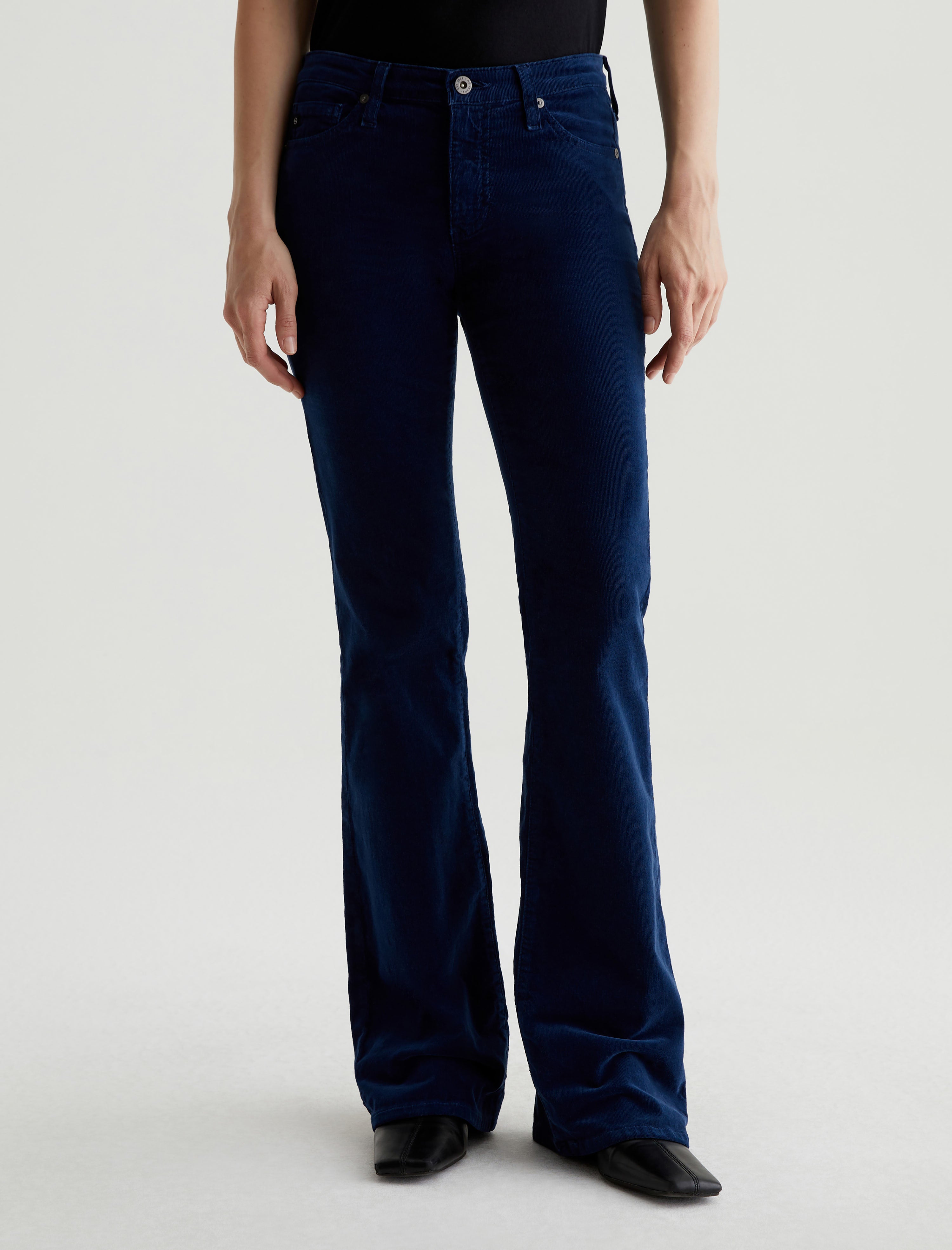 Angel 1 Year Deep Trenches AG-ed™ Corduroy Low-Rise Boot Denim Women Bottom Photo 2