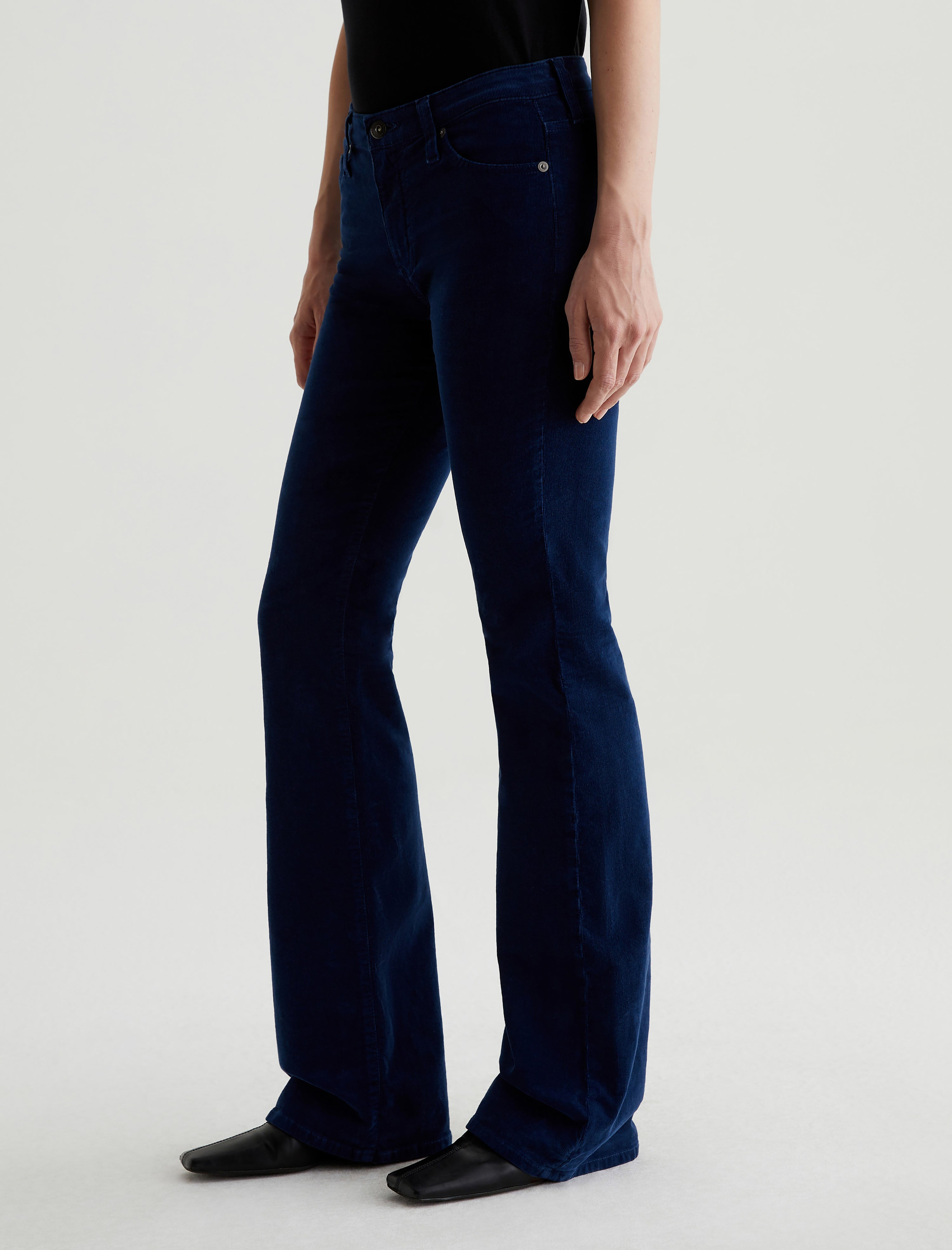 Angel 1 Year Deep Trenches AG-ed™ Corduroy Low-Rise Boot Denim Women Bottom Photo 5