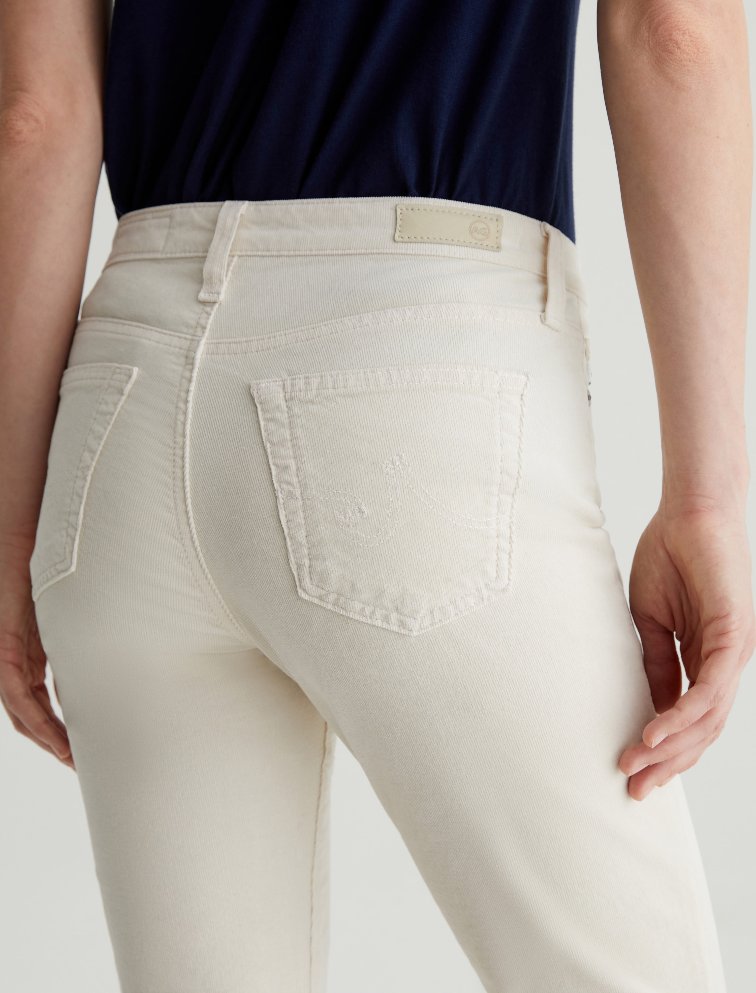 Angel 1 Year Opal Stone AG-ed™ Corduroy Low-Rise Boot Denim Women Bottom Photo 6