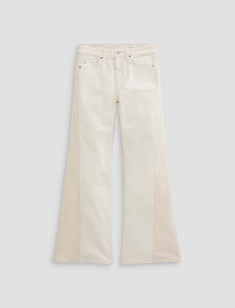 Women Saige Wide Leg Powder/Ecru at AG Jeans Official Store