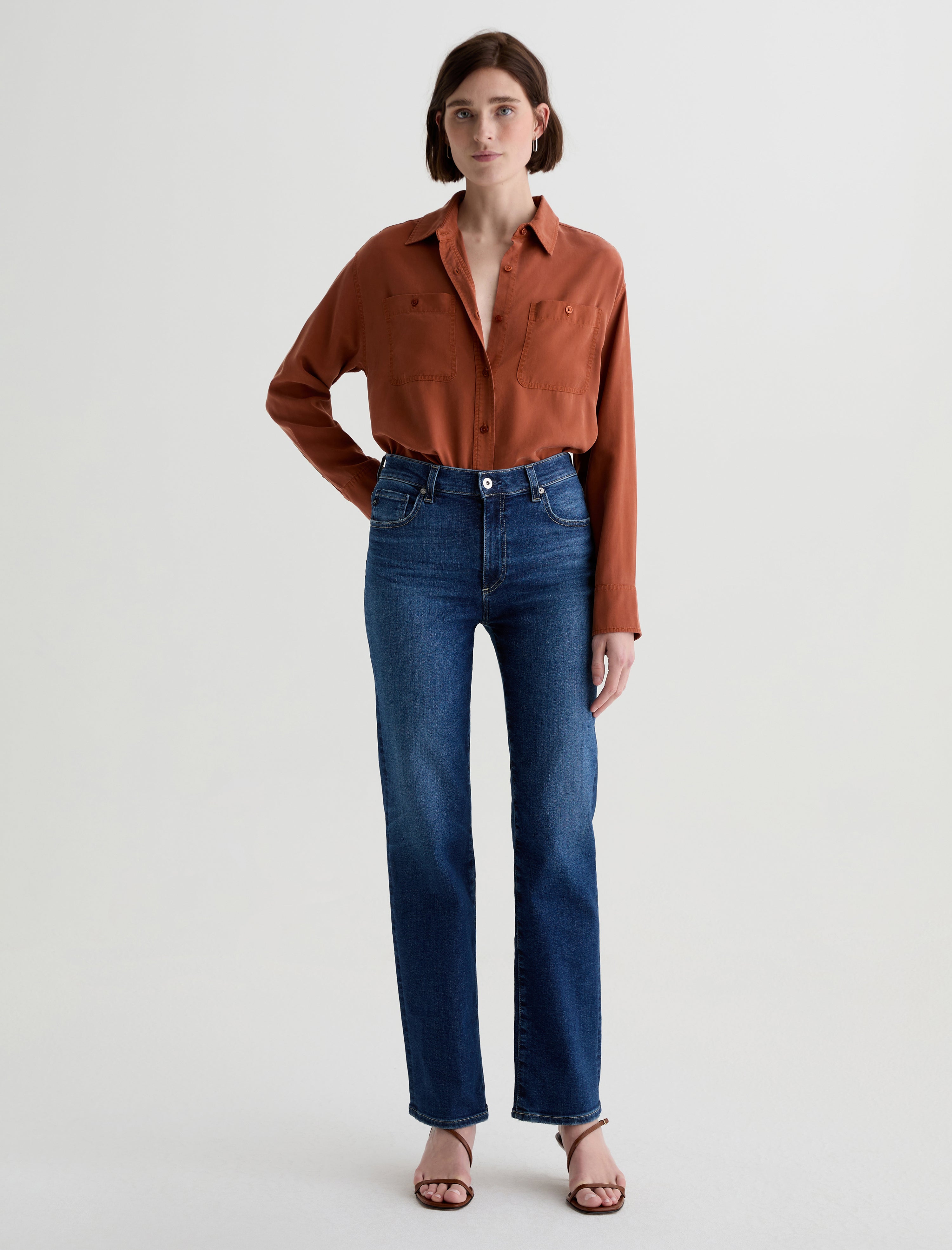 Brinley Poetic Mid-Rise Straight Women Bottom Photo 1