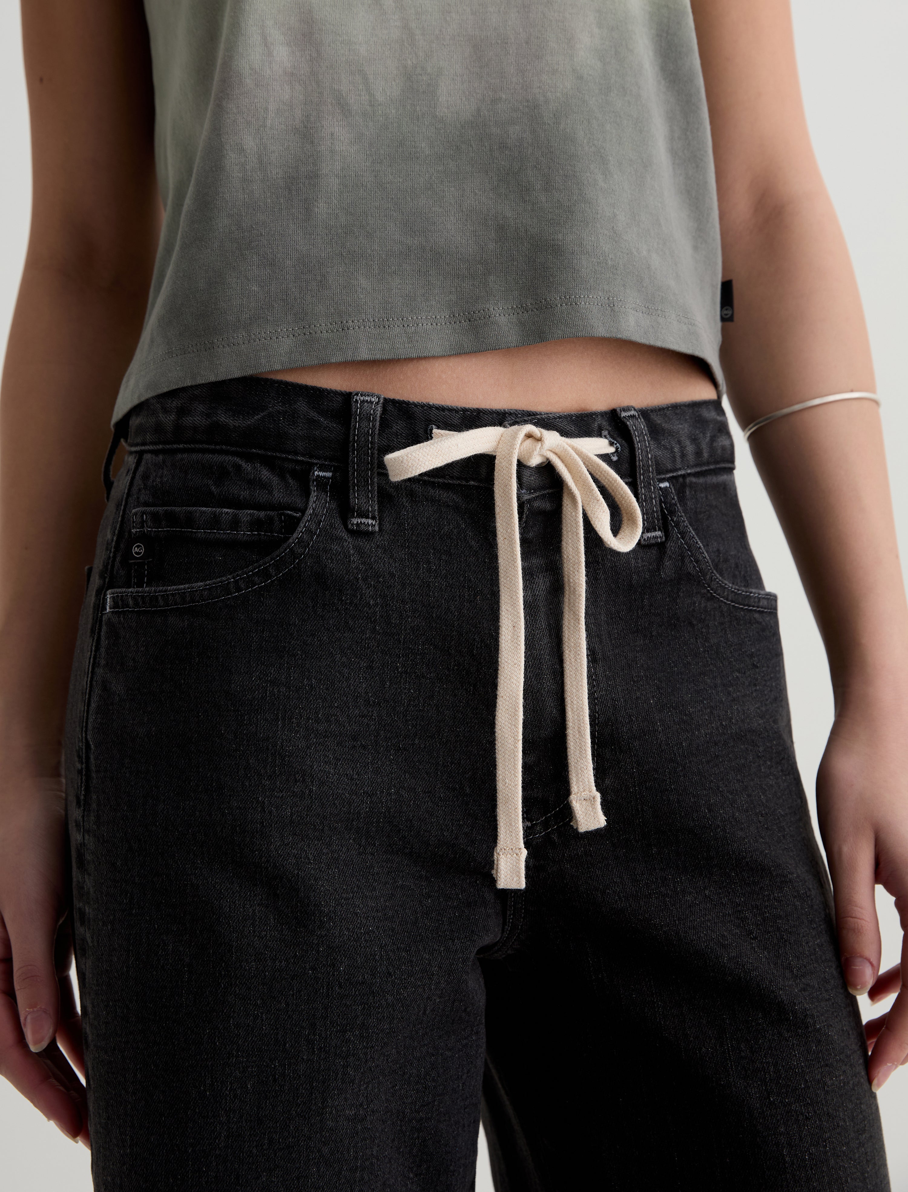 Stella Cinched Underwater Cove Earth Day Collection Low Slung Palazzo Women Bottom  Photo 3