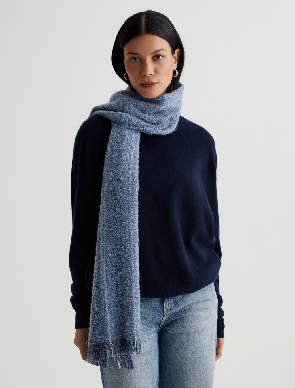Accessory Arden Scarf Indigo Wool Stripe at AG Jeans Official Store