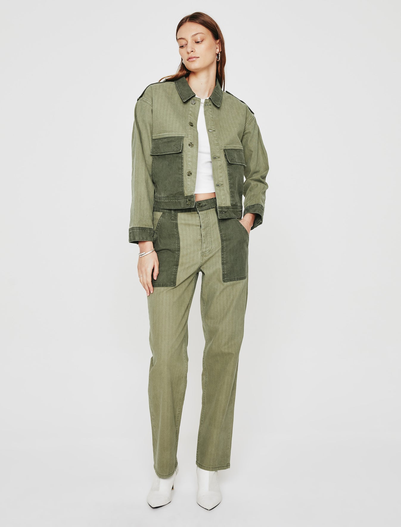 Clove Fatigue Valley Cavalry Sage Relaxed Vintage Straight Women Bottom Photo 1