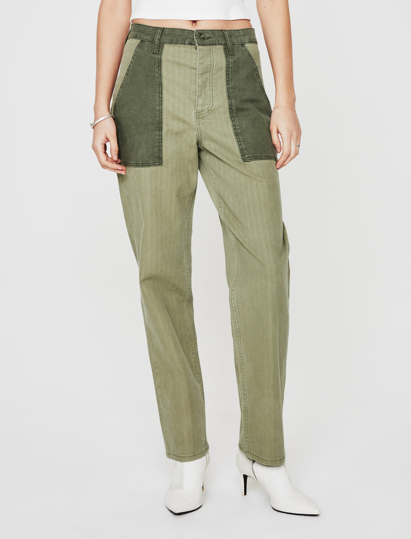 Clove Fatigue Valley Cavalry Sage Relaxed Vintage Straight Women Bottom Photo 2