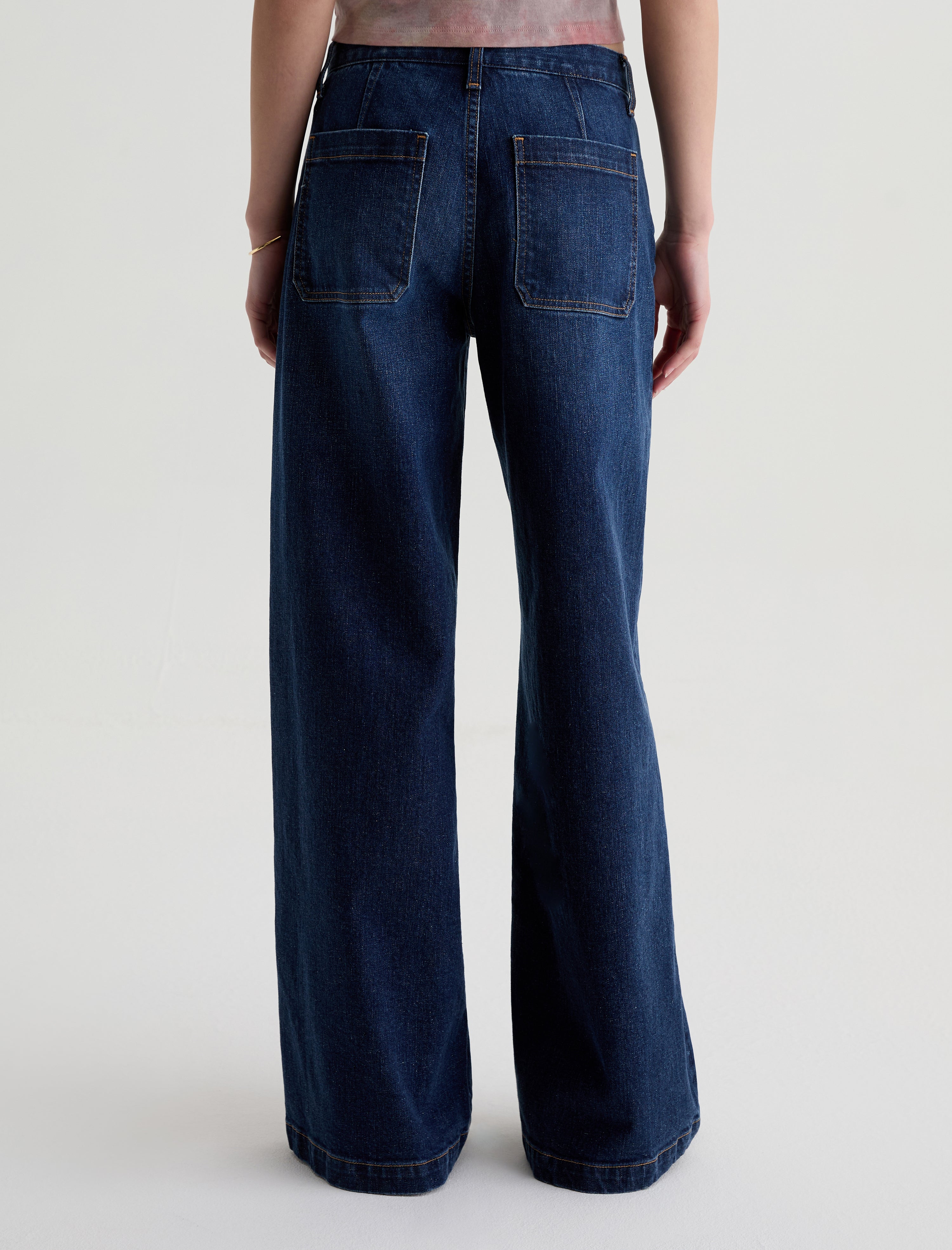 Stella Cinched Cenote Earth Day Collection Low Slung Palazzo Women Bottom Photo 7