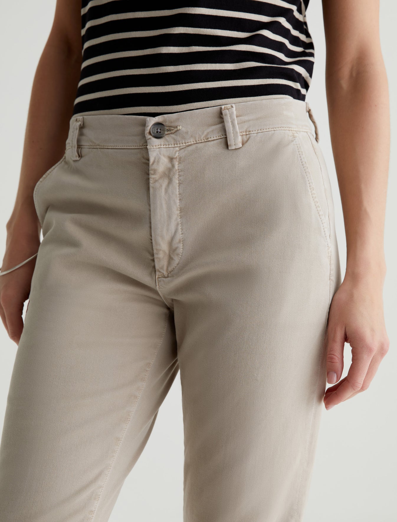 Caden Sulfur Flax Tailored Trouser Women Bottom Photo 3