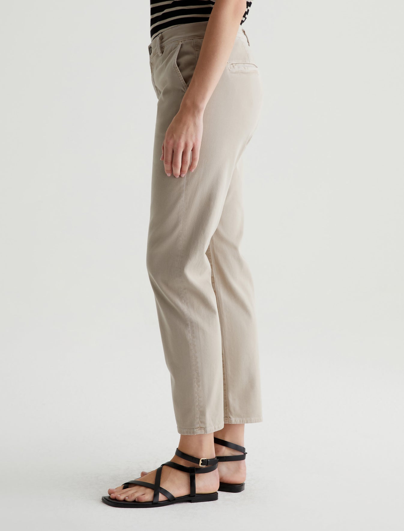 Caden Sulfur Flax Tailored Trouser Women Bottom Photo 4