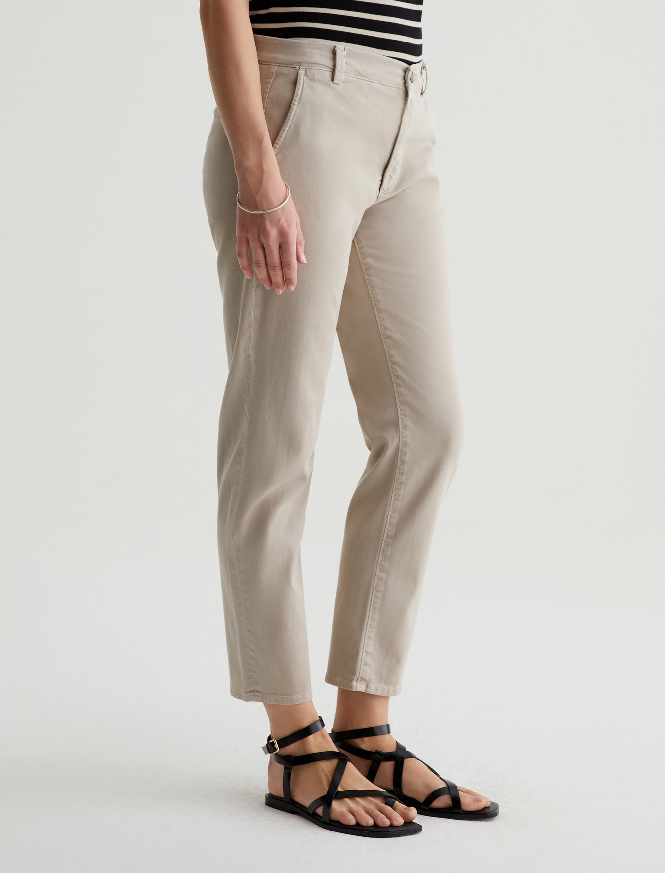 Caden Sulfur Flax Tailored Trouser Women Bottom Photo 5