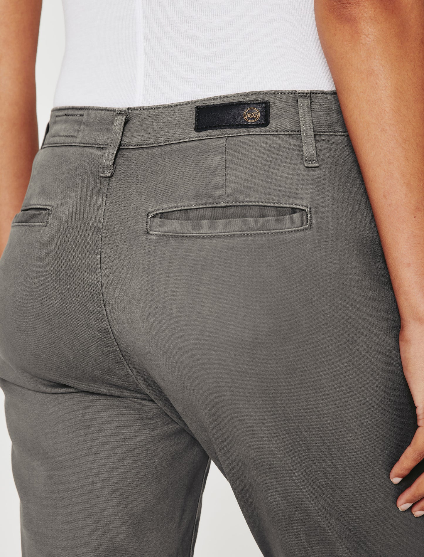 Caden Sulfur Folkestone Grey Tailored Trouser Women Bottom Photo 5