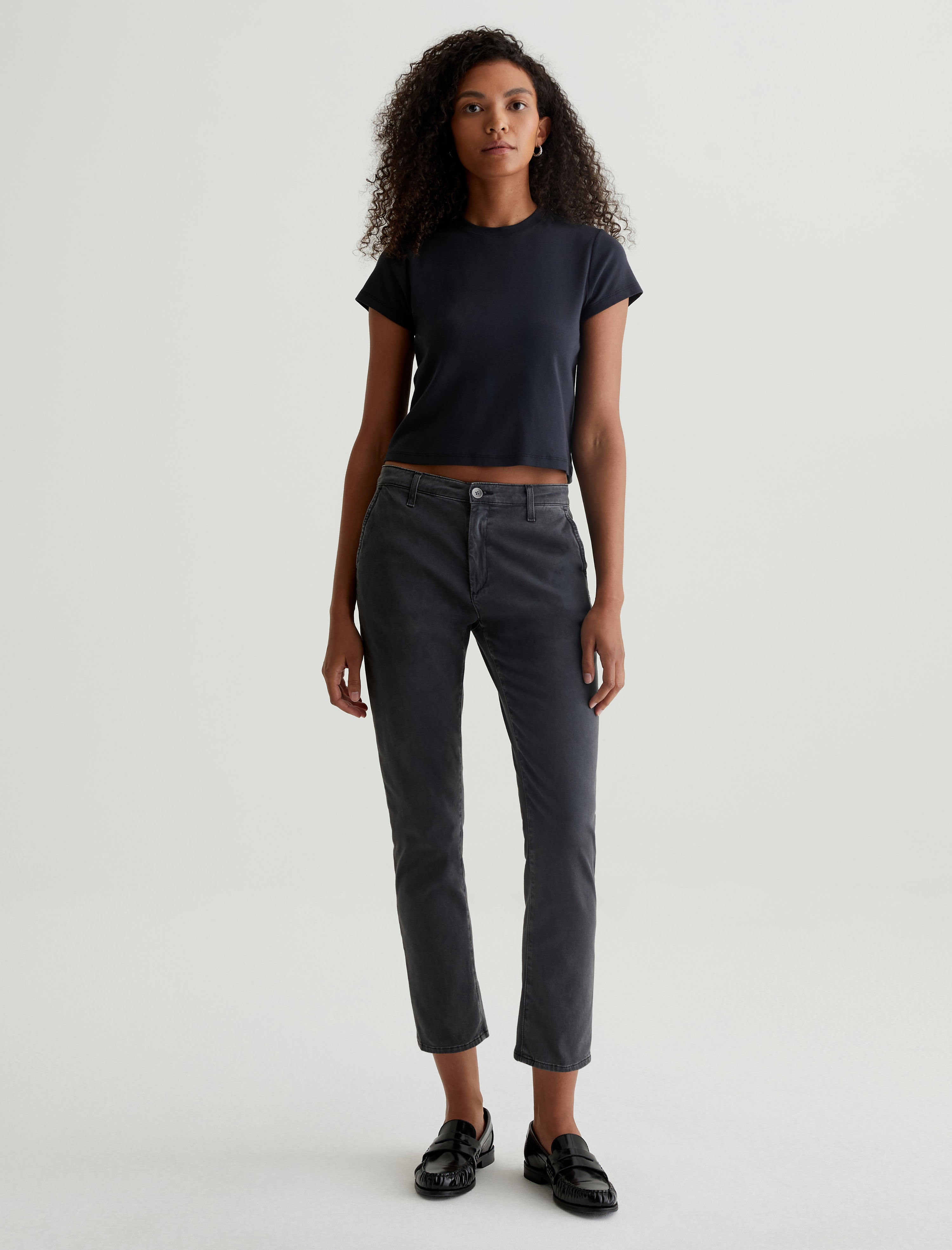 Caden Sulfur Night Shadow Tailored Trouser Women Bottom Photo 1