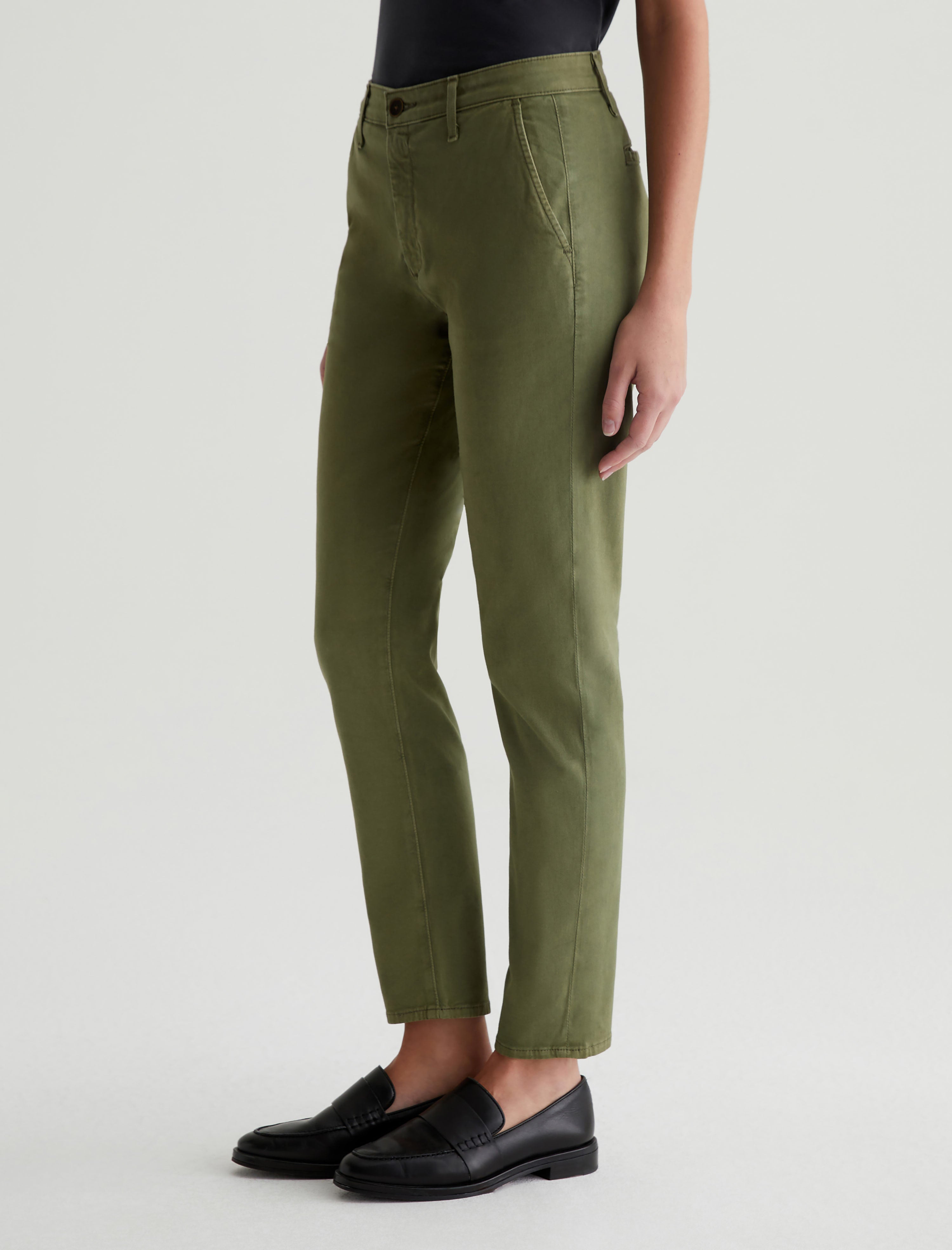 Caden Sulfur Succulent Garden Tailored Trouser Women Bottom Photo 4