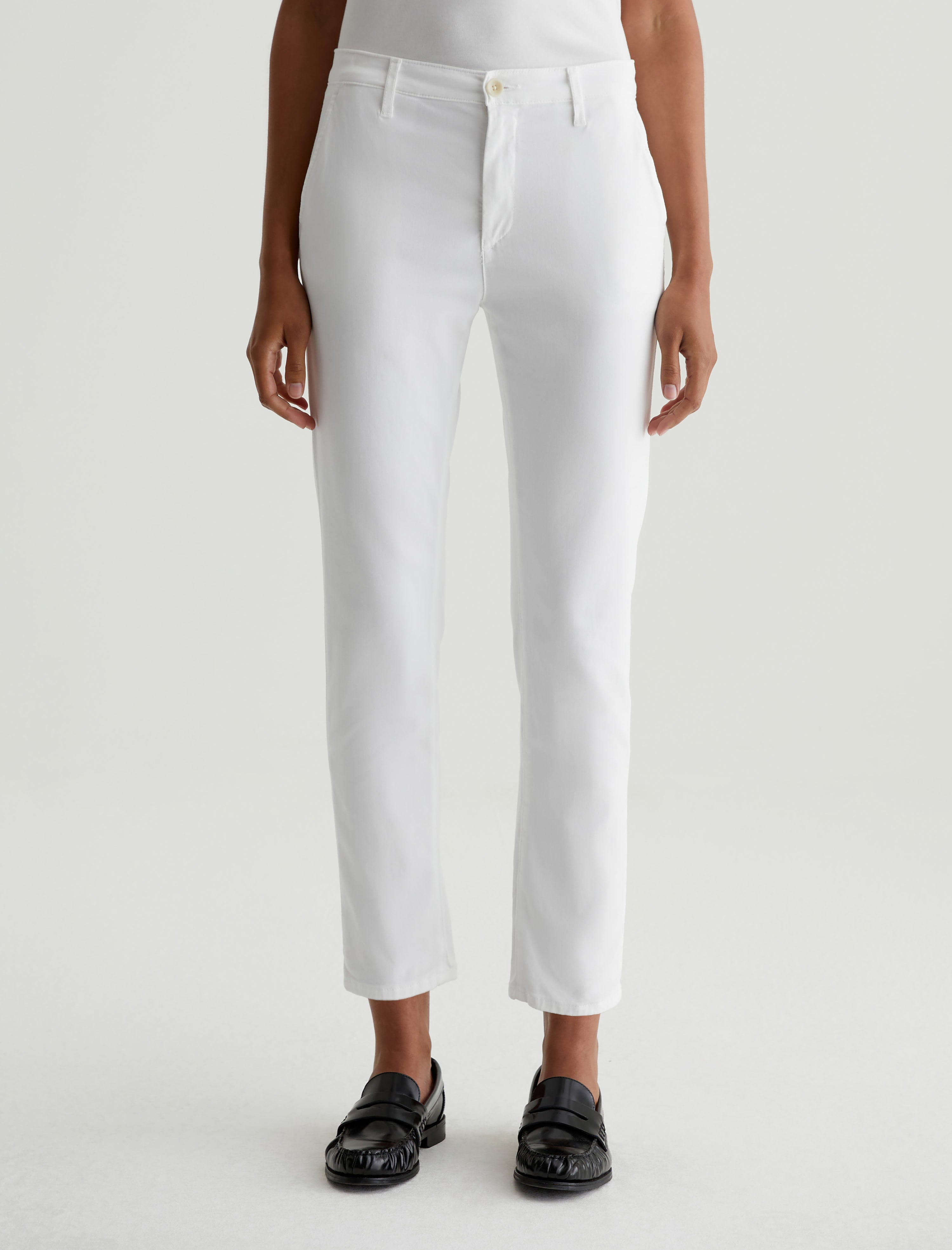 Caden White Tailored Trouser Women Bottom  Photo 2