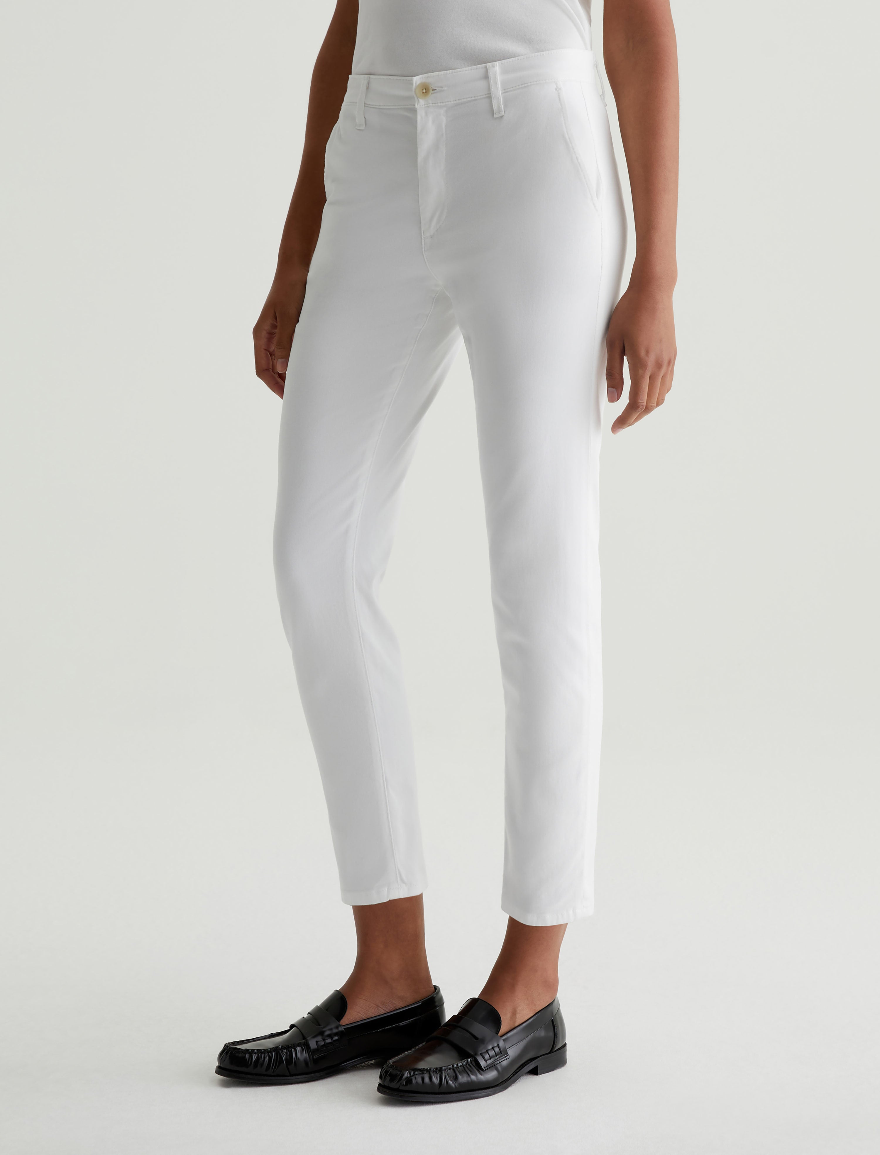 Caden White Tailored Trouser Women Bottom  Photo 4