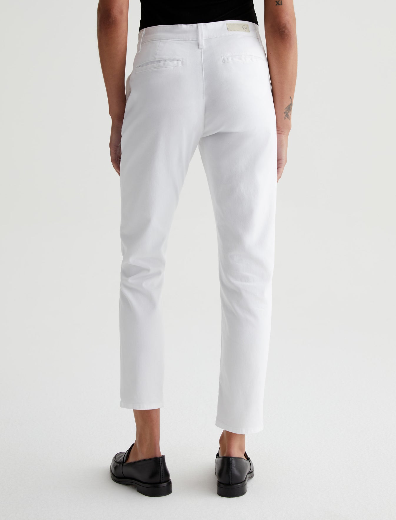 Caden White Tailored Trouser Women Bottom Photo 6