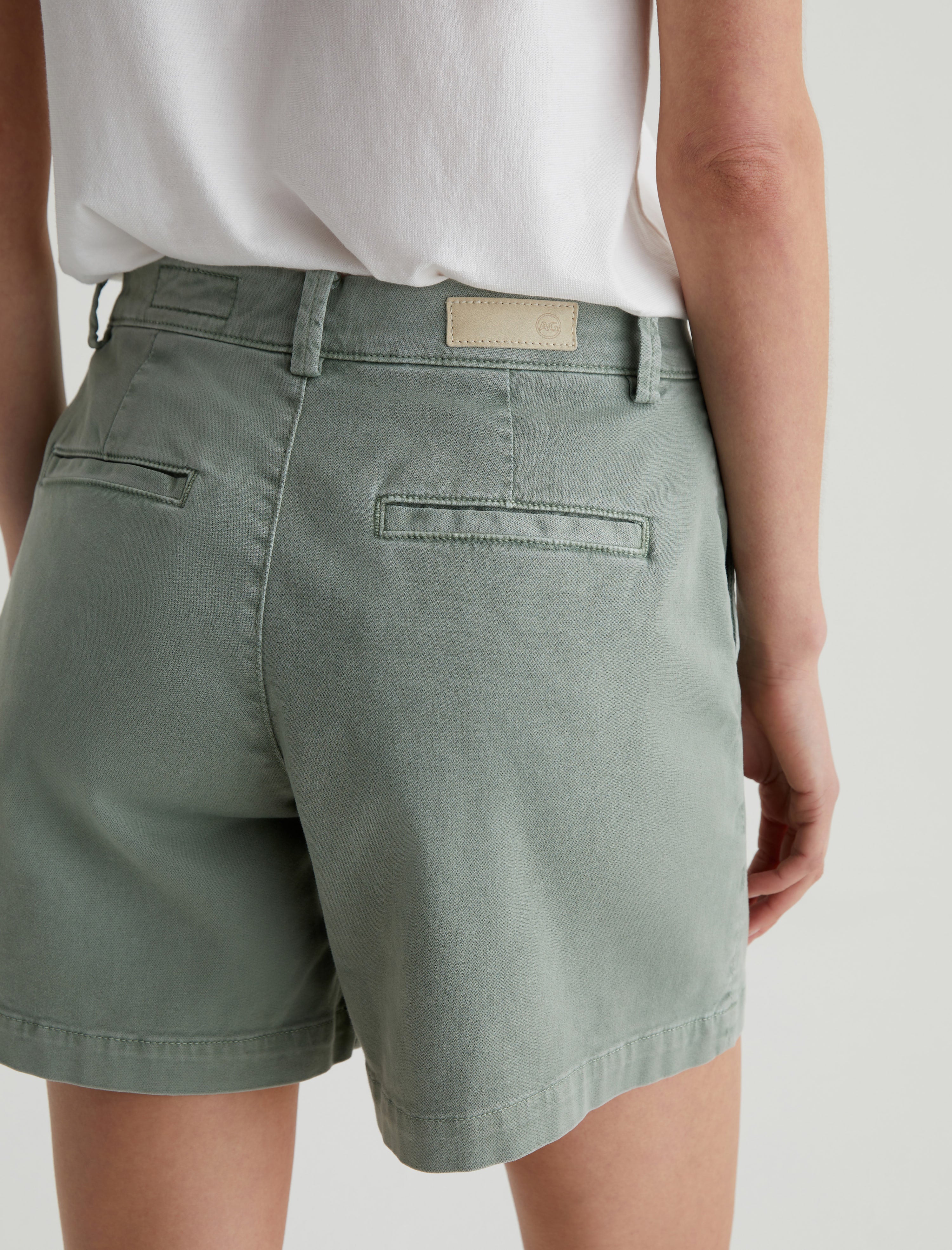 Jude Short Sulfur Matcha Latte Chino Short Women Bottom Photo 6