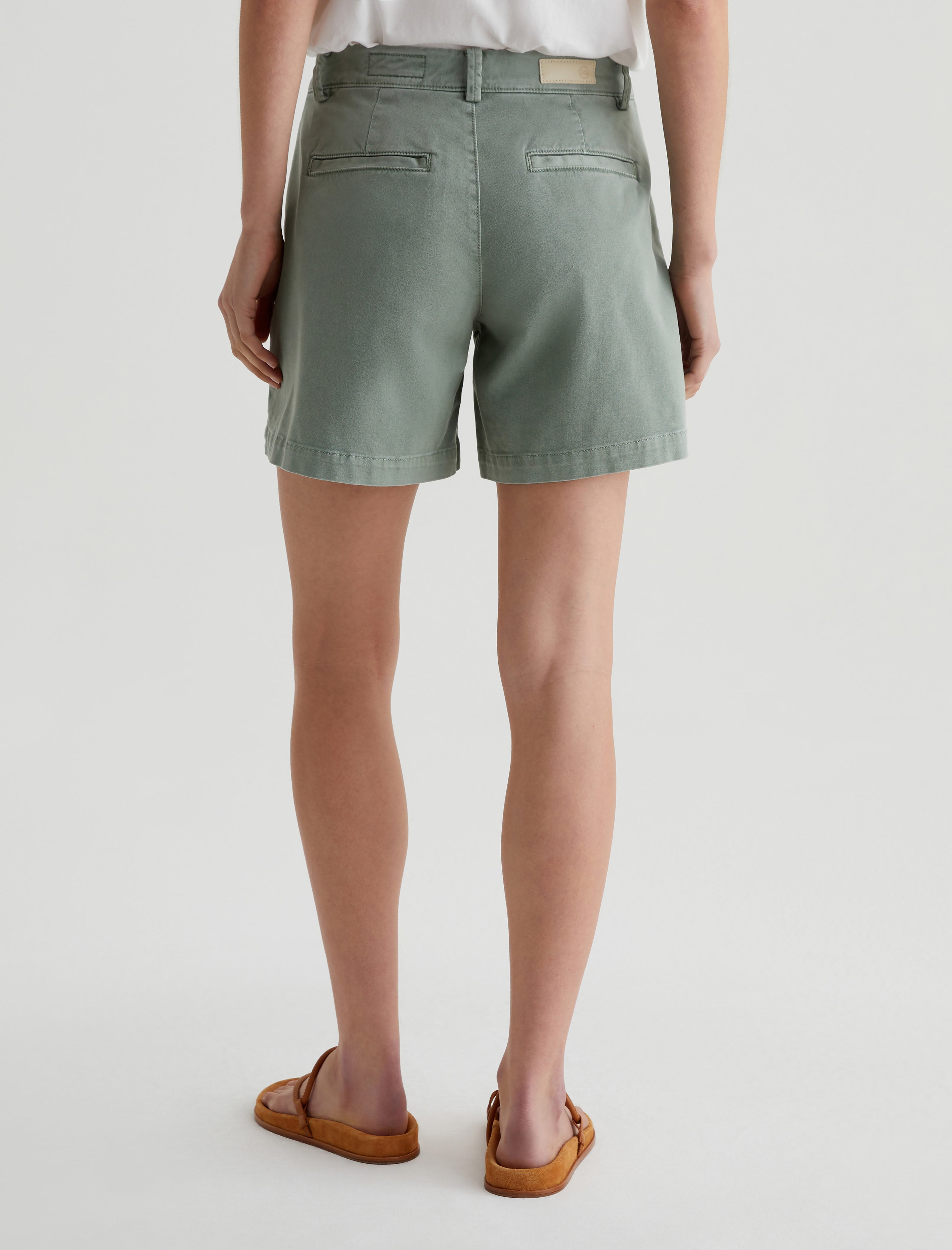 Jude Short Sulfur Matcha Latte Chino Short Women Bottom Photo 7