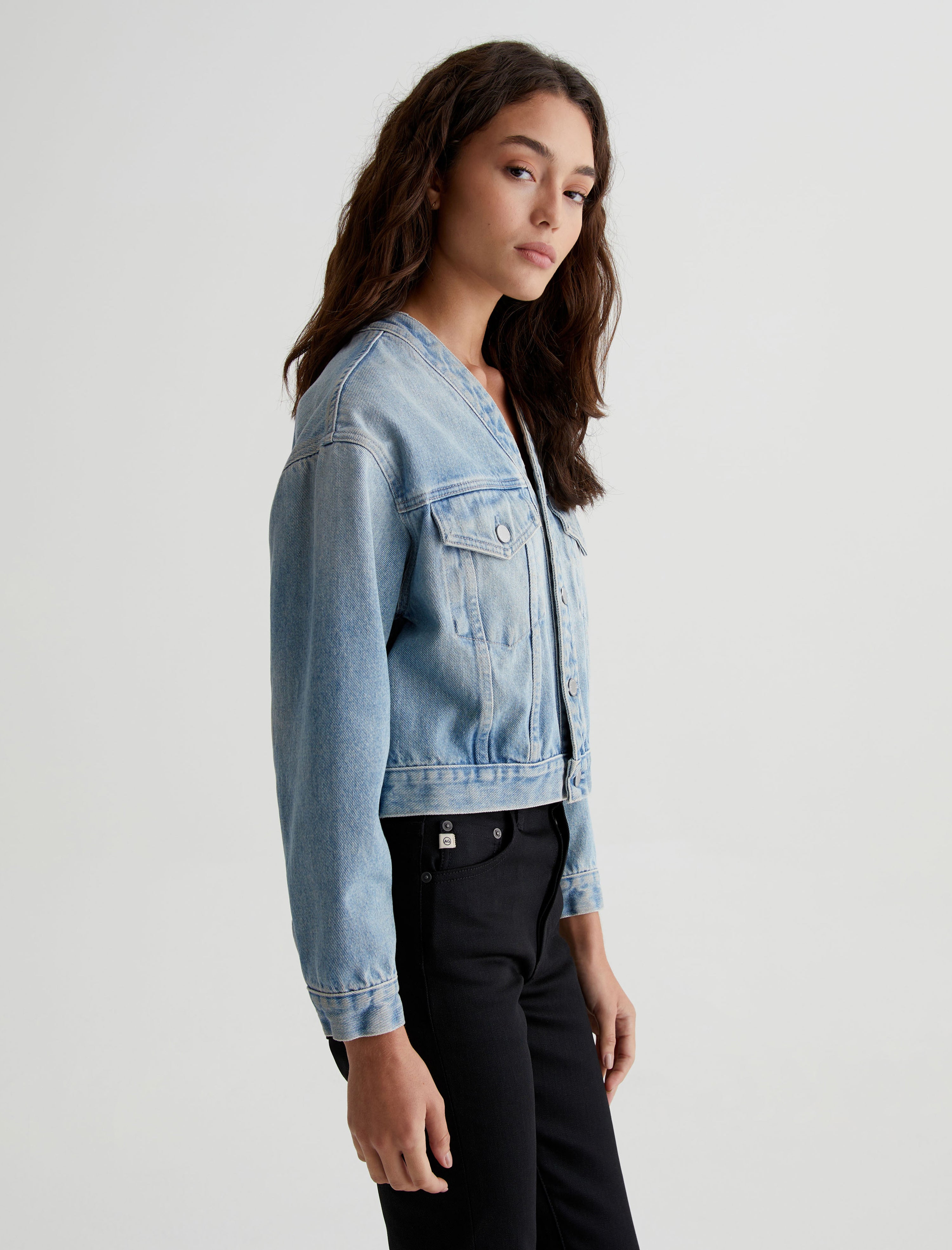 Denim jacket - Denim blue - Ladies | H&M IN