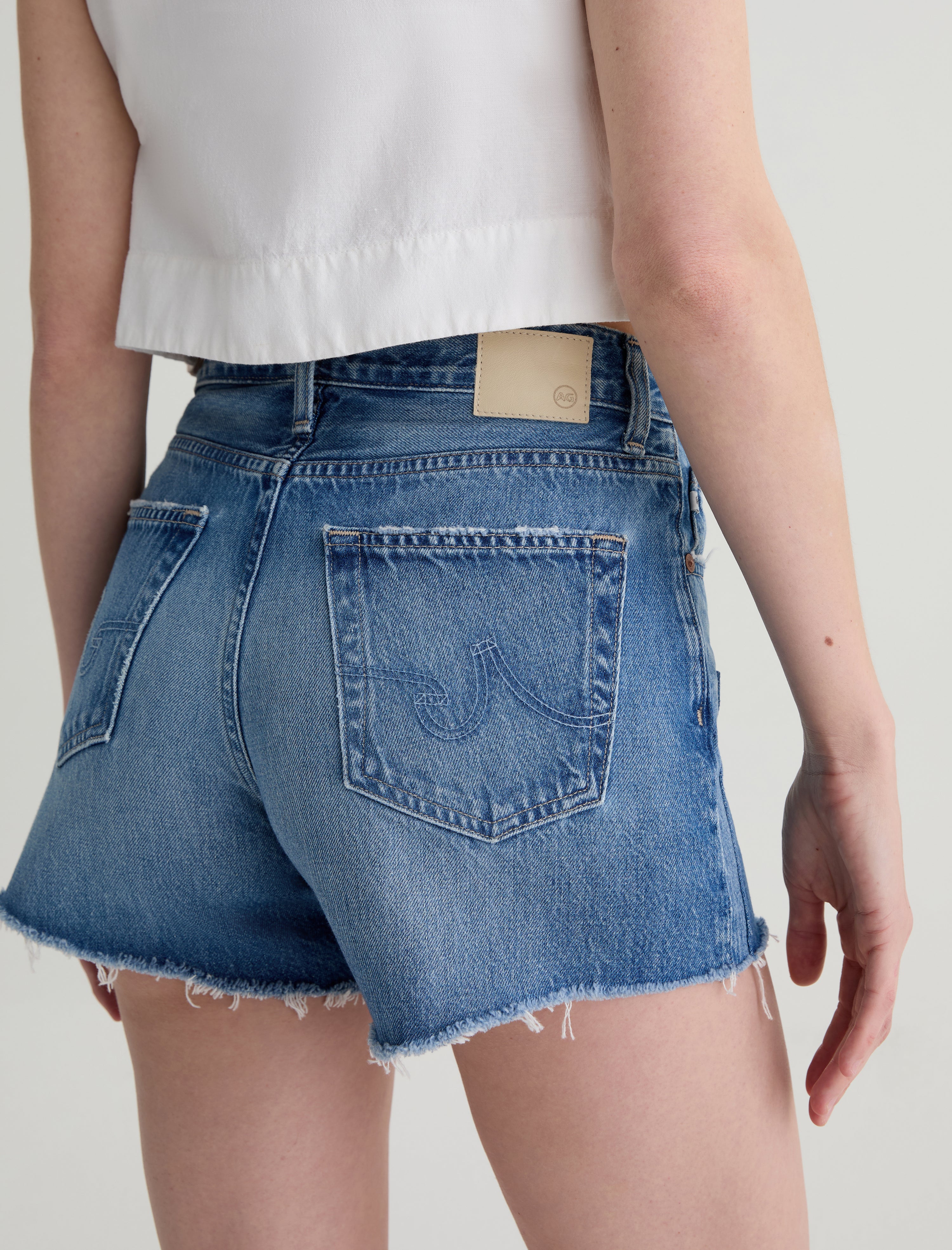 Halle Patchwork Short Gila River High-Rise Patchwork Short Women Bottom Photo 6