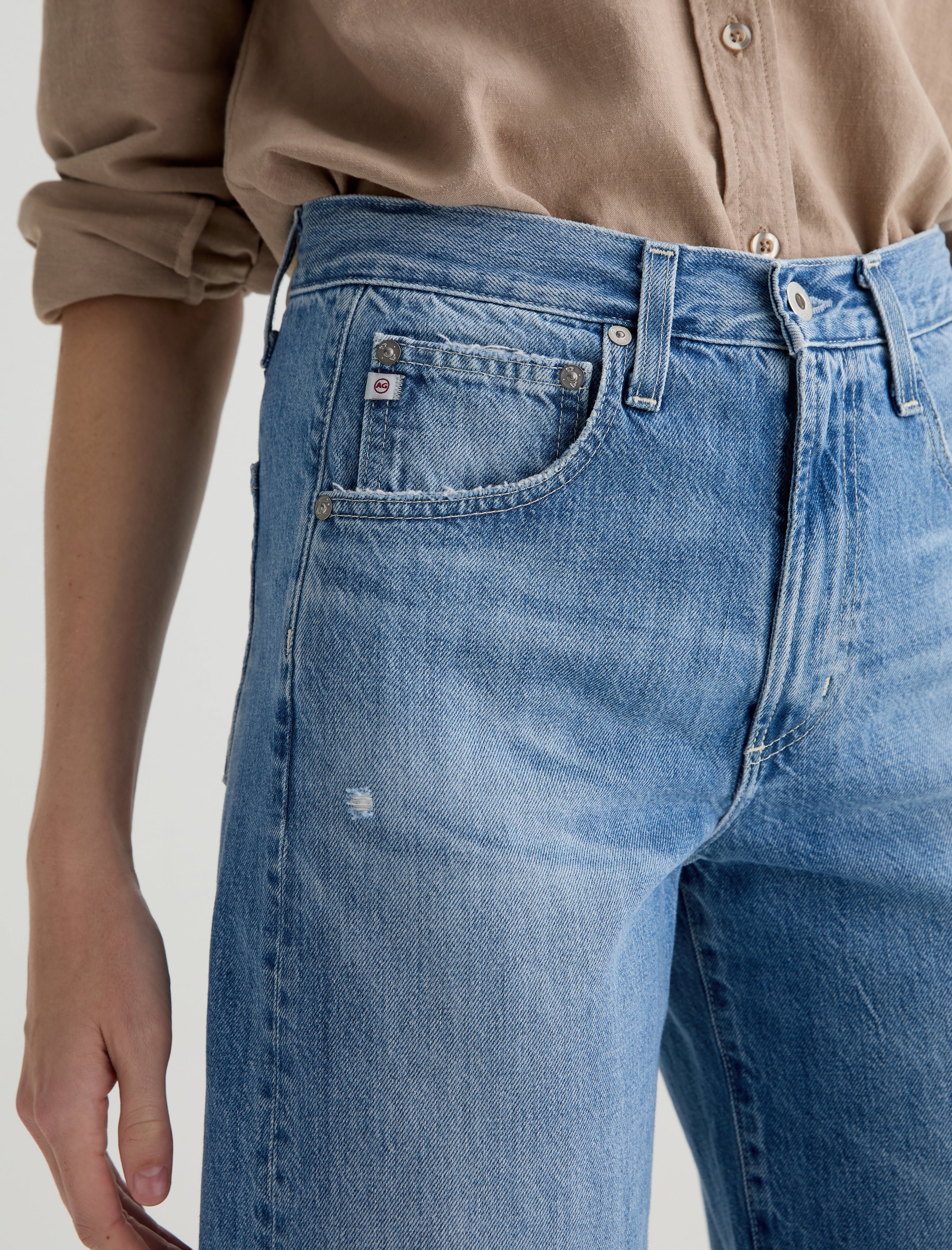 Hattie Crop 17 Years Divergent High-Rise Barrel Women Bottom Photo 3