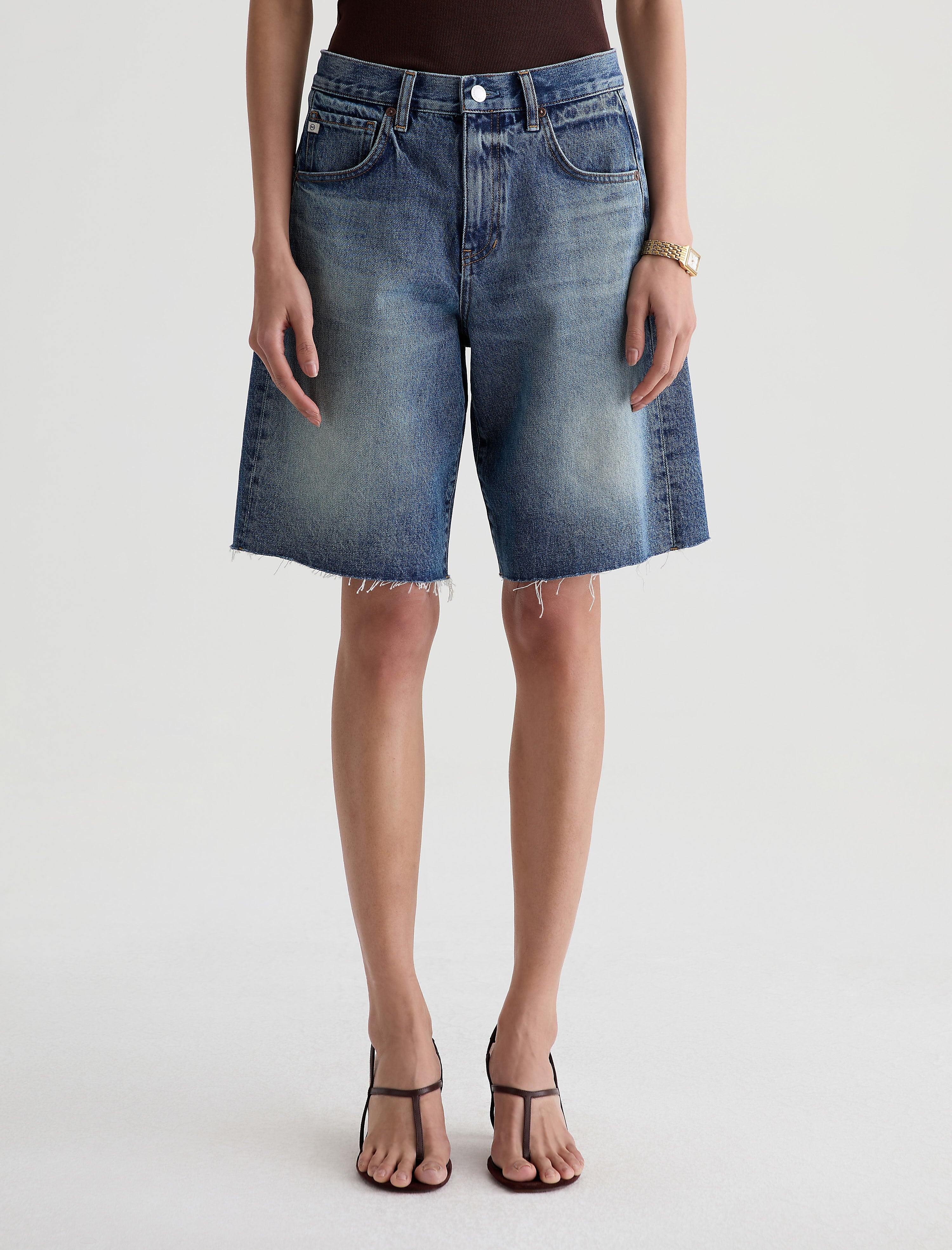 Hattie Short Nostalgia High-Rise Bermuda Women Bottom Photo 2