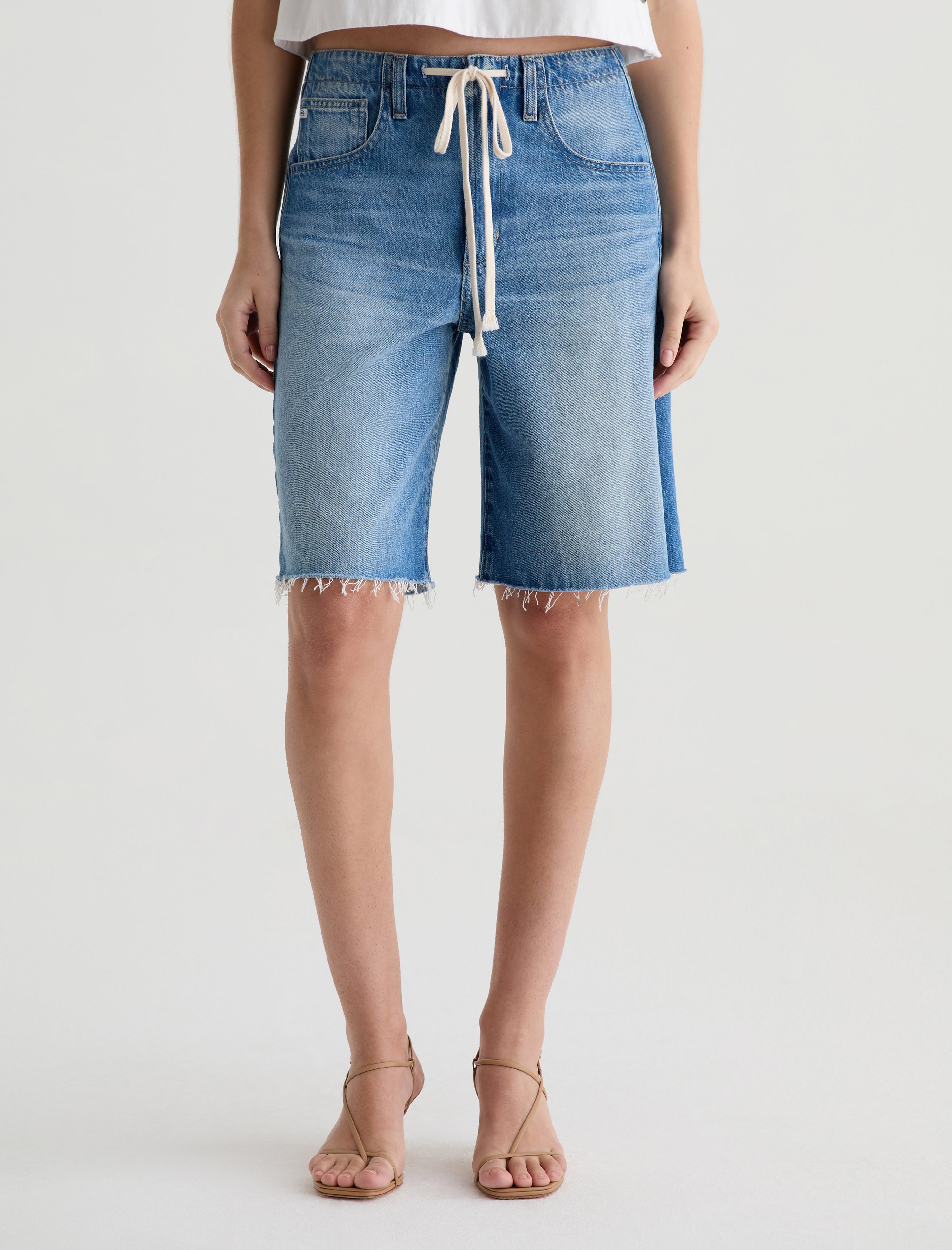 Hattie Cinched Short Sweetwater High-Rise Bermuda Women Bottom Photo 2