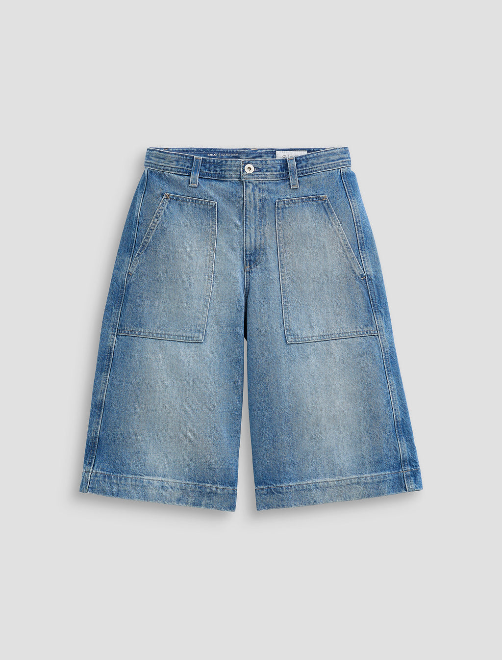 Denim Look Bermuda Shorts, light bleach - Ulla Popken