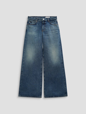 Saige Wide Leg Nostalgia Mid-Rise Fit Women Bottom Photo 9