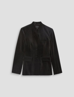 Beverly Moonlight Vinyl Smoking Blazer Womens Top Photo 9