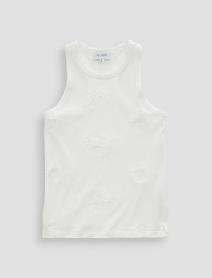 Michelle Silver Firework High-Neck Tank Women Top Photo 9