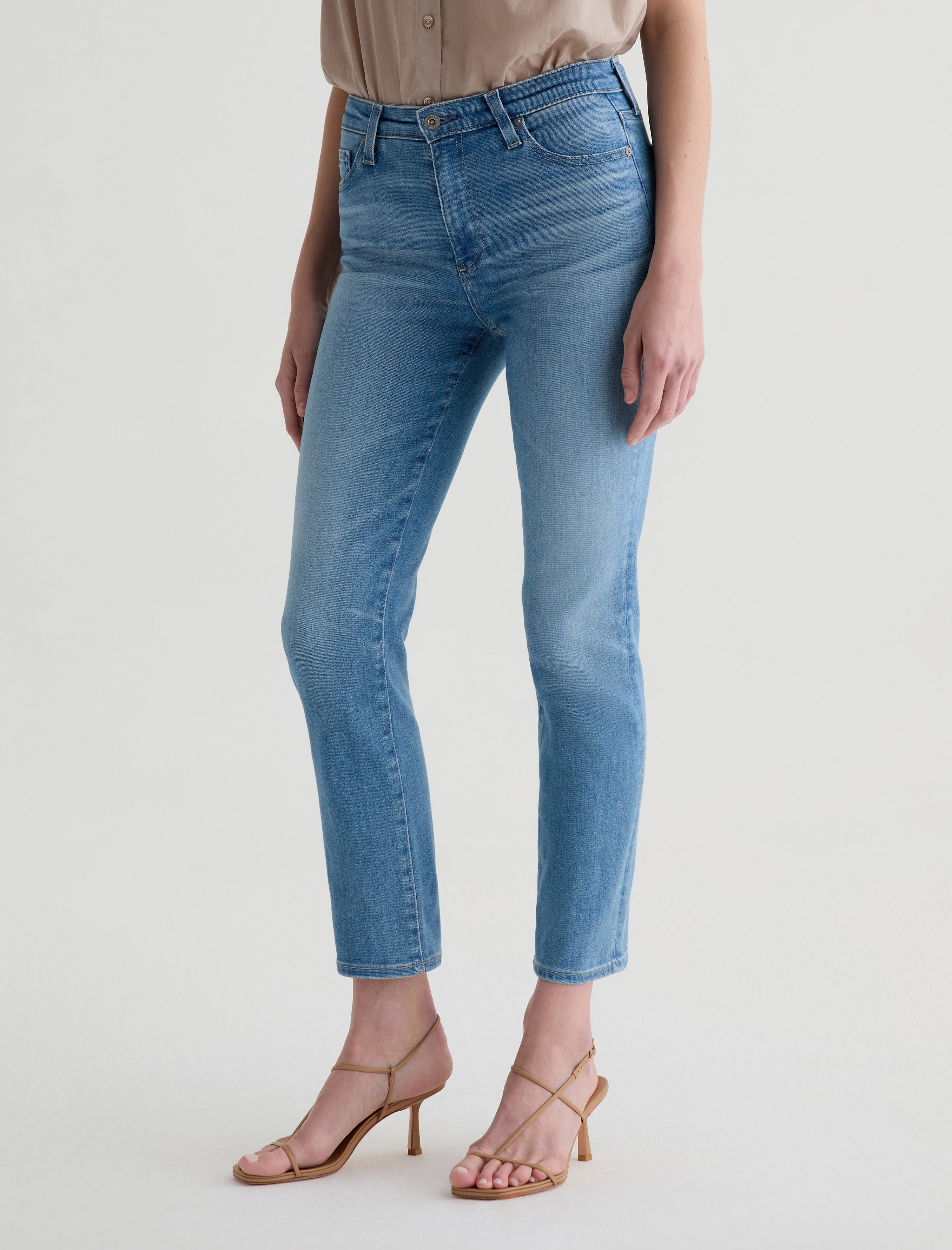 Mari Crop Atlantis Mid-Rise Slim Straight Women Bottom Photo 5