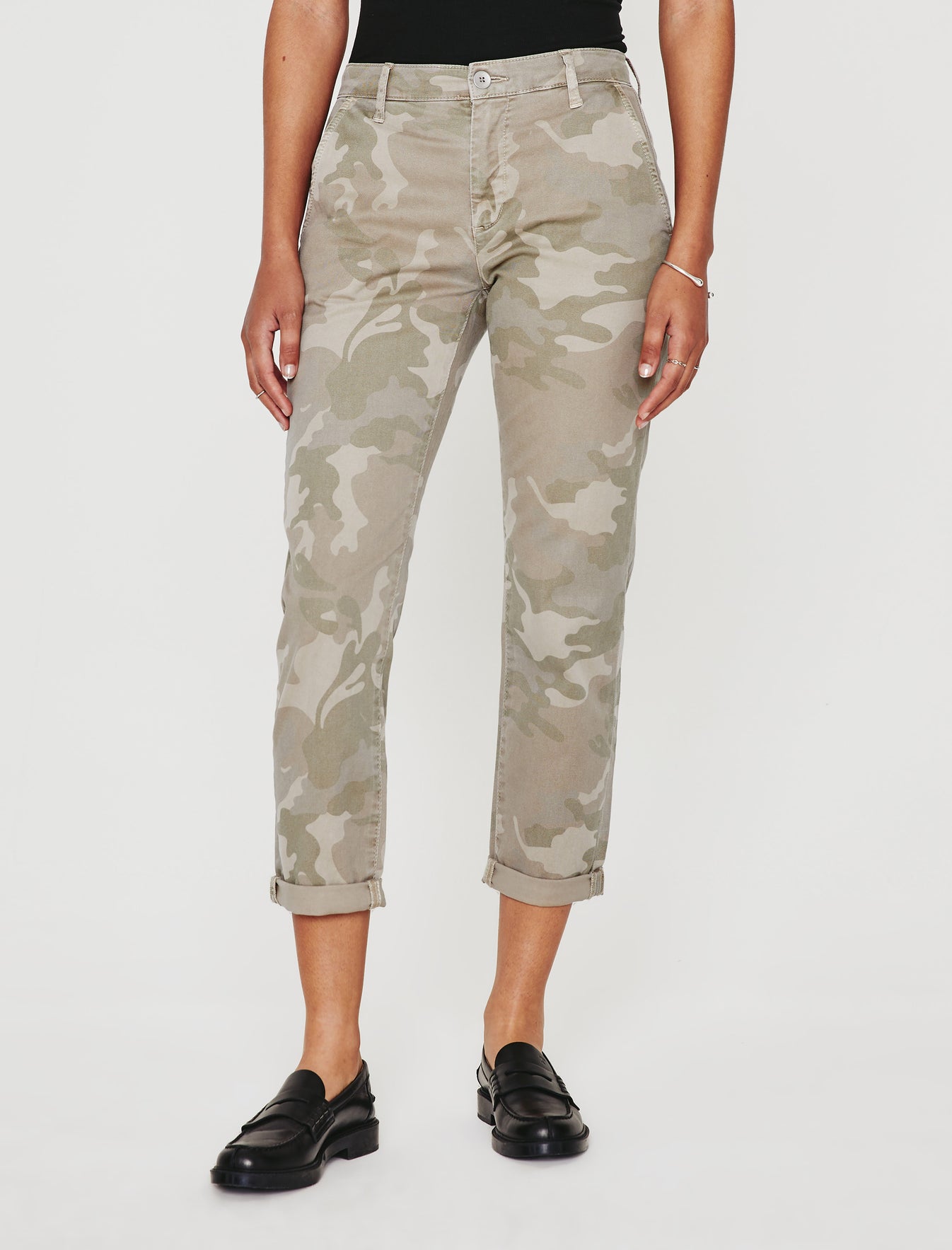 Caden At Ease Camo Natural Multi Tailored Trouser Women Bottom Photo 2