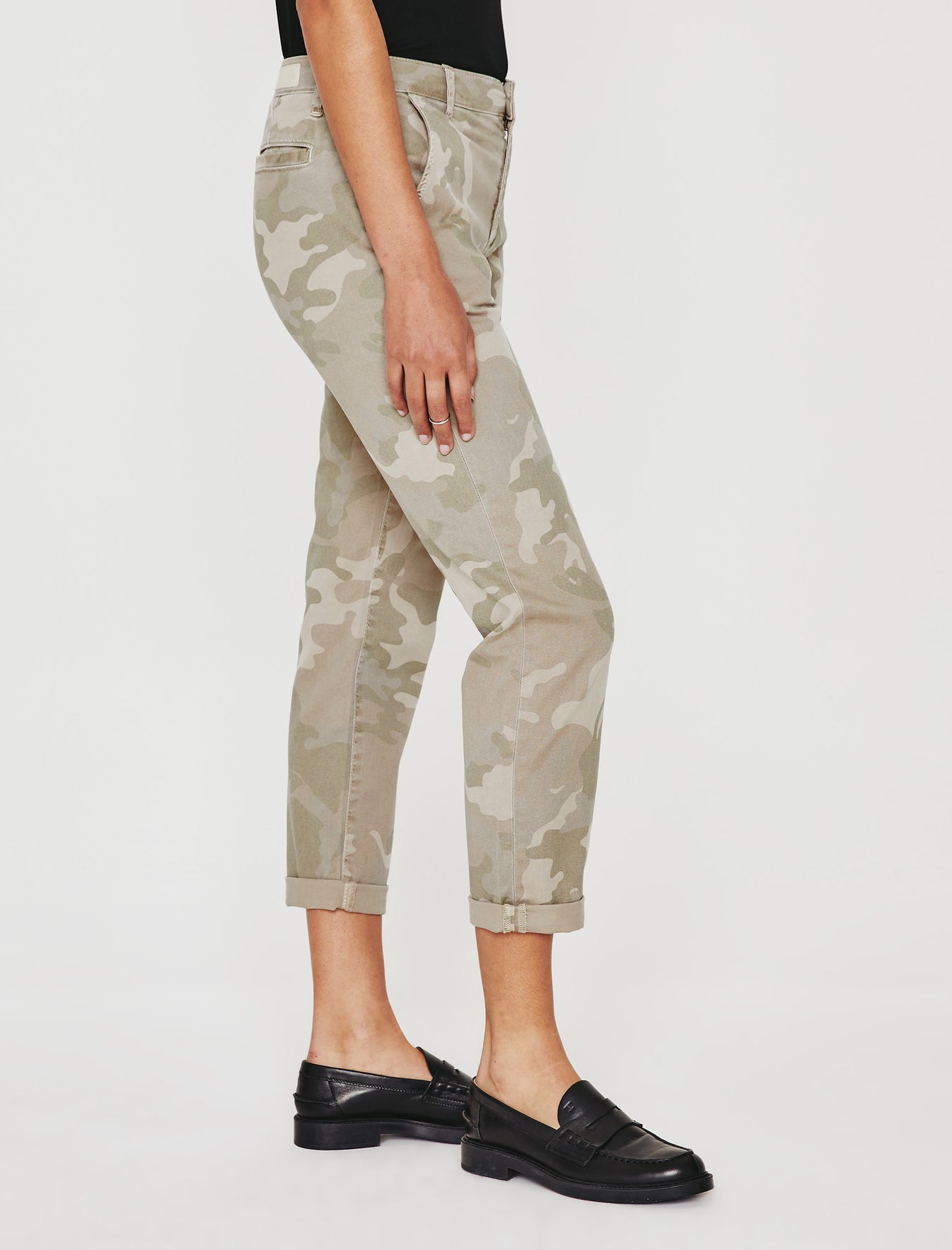 Caden At Ease Camo Natural Multi Tailored Trouser Women Bottom Photo 4