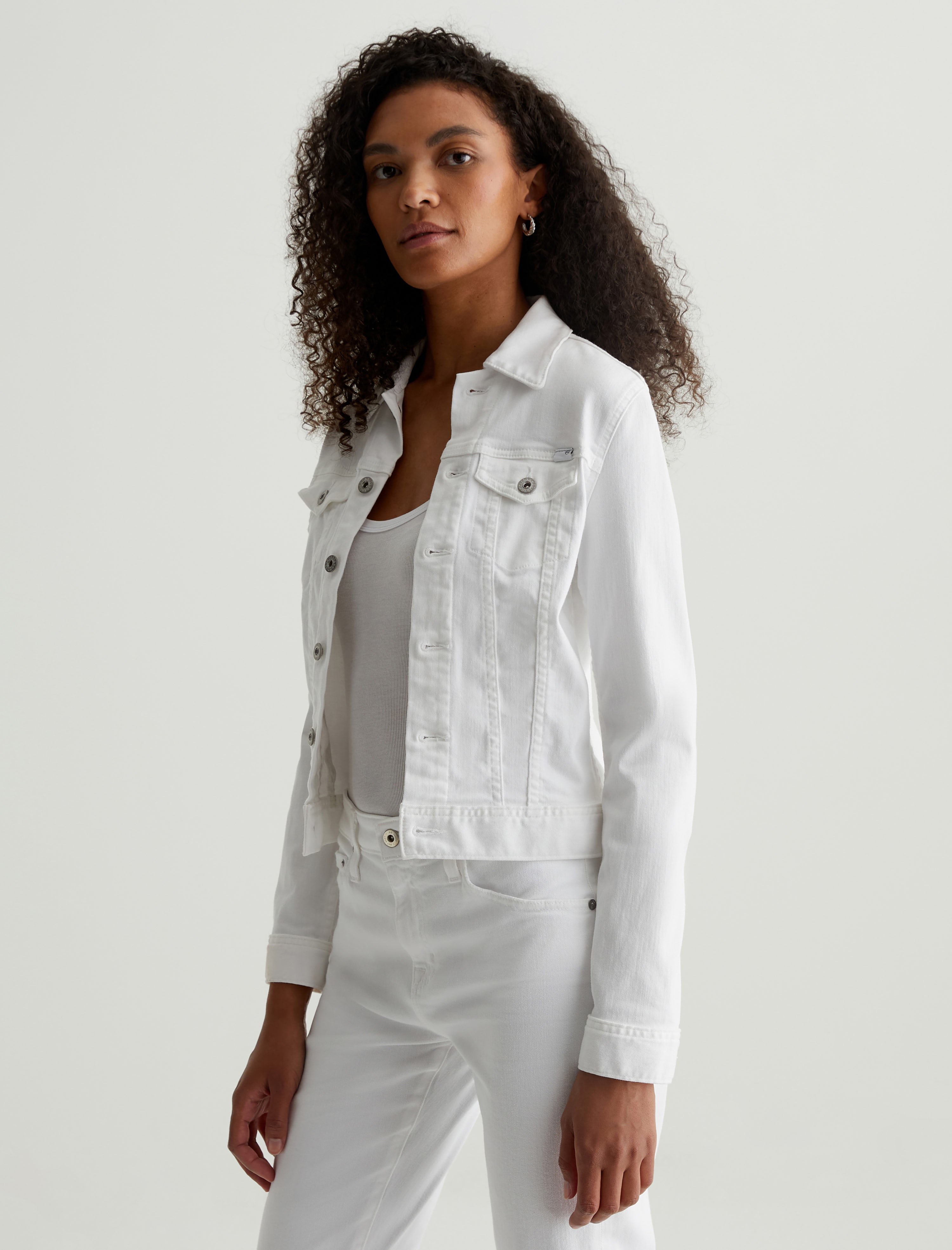 Ag white jean jacket sale